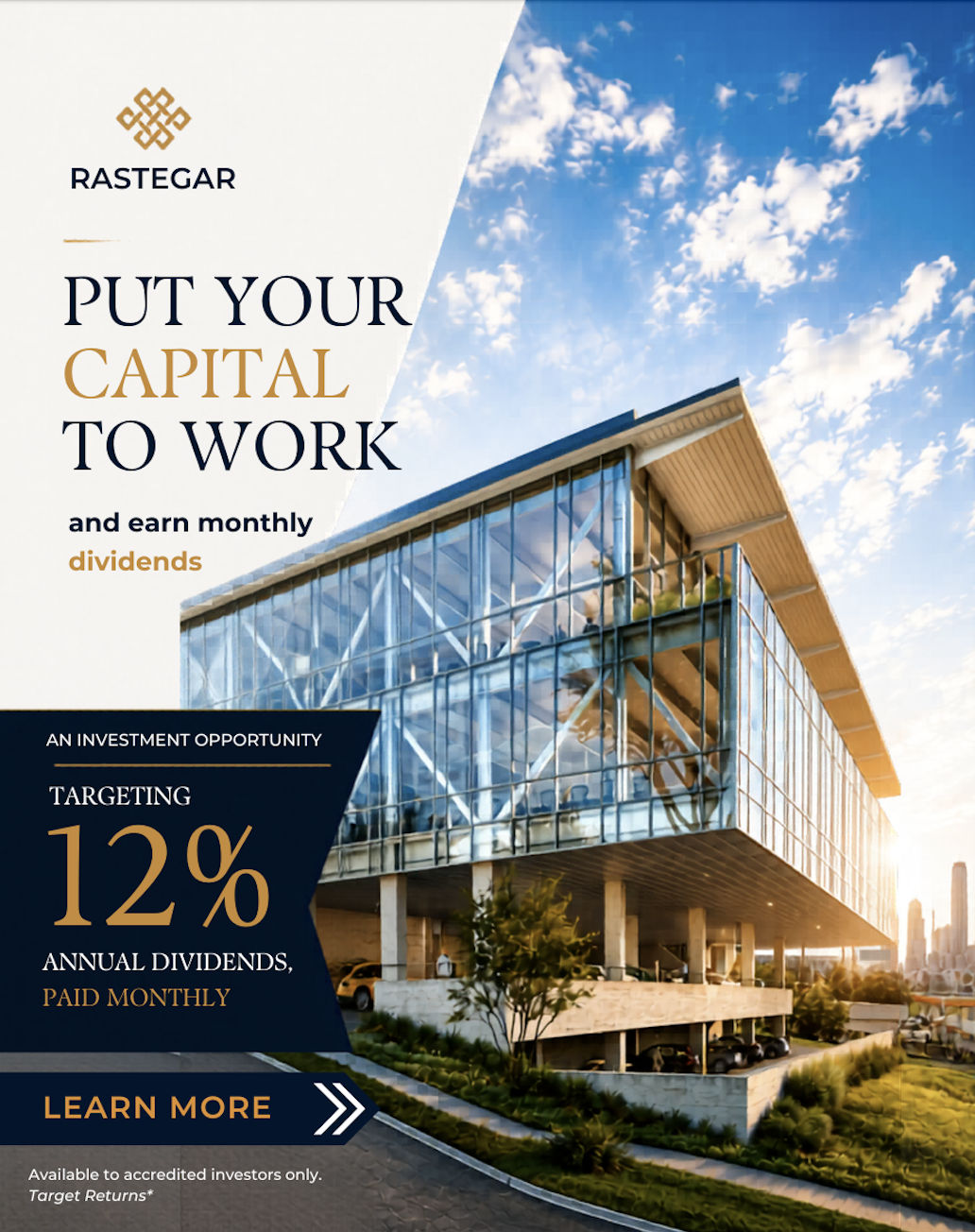 Rastegar Capital Facebook ad