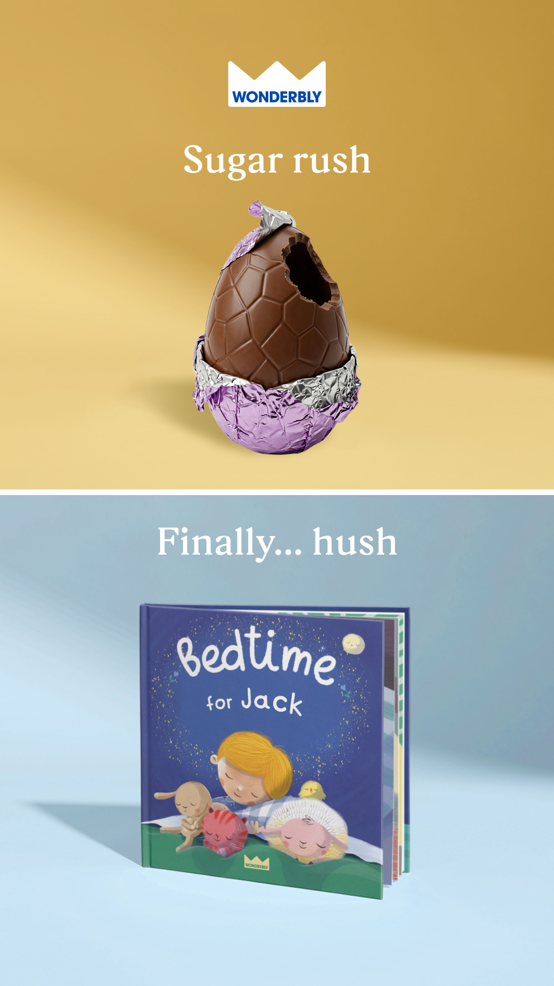 Wonderbly Facebook ad