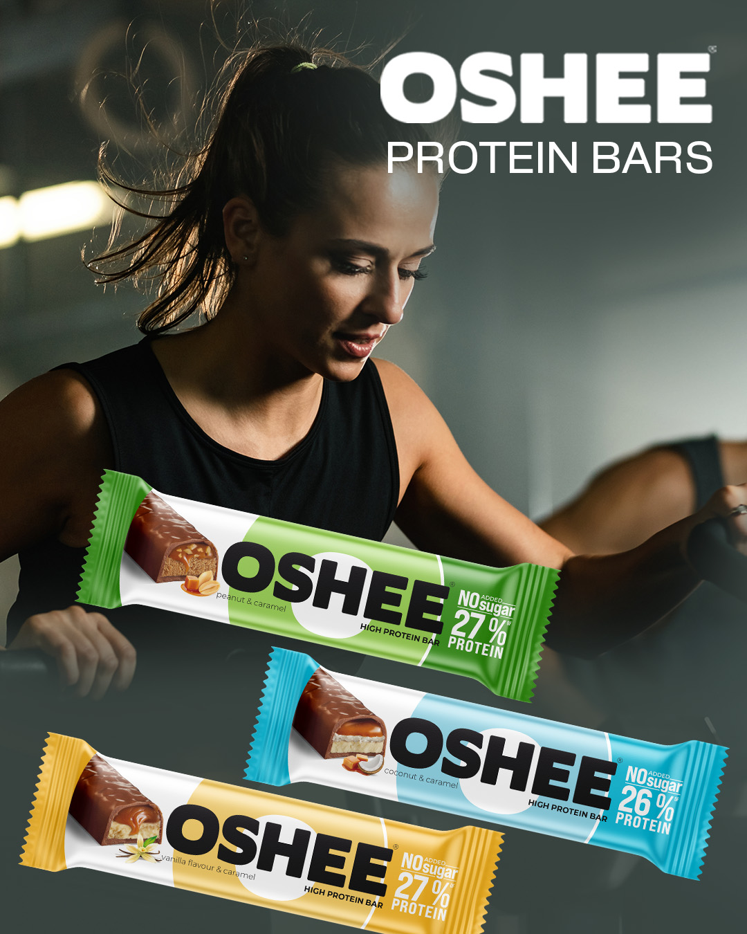 OSHEE Malta Facebook ad: Fuel your goals, one bite at a time