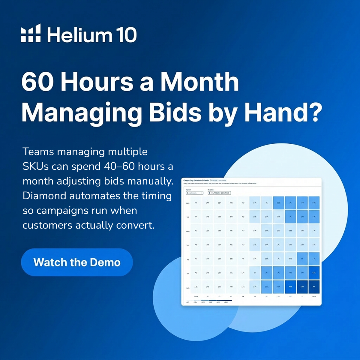 Helium 10 Facebook ad