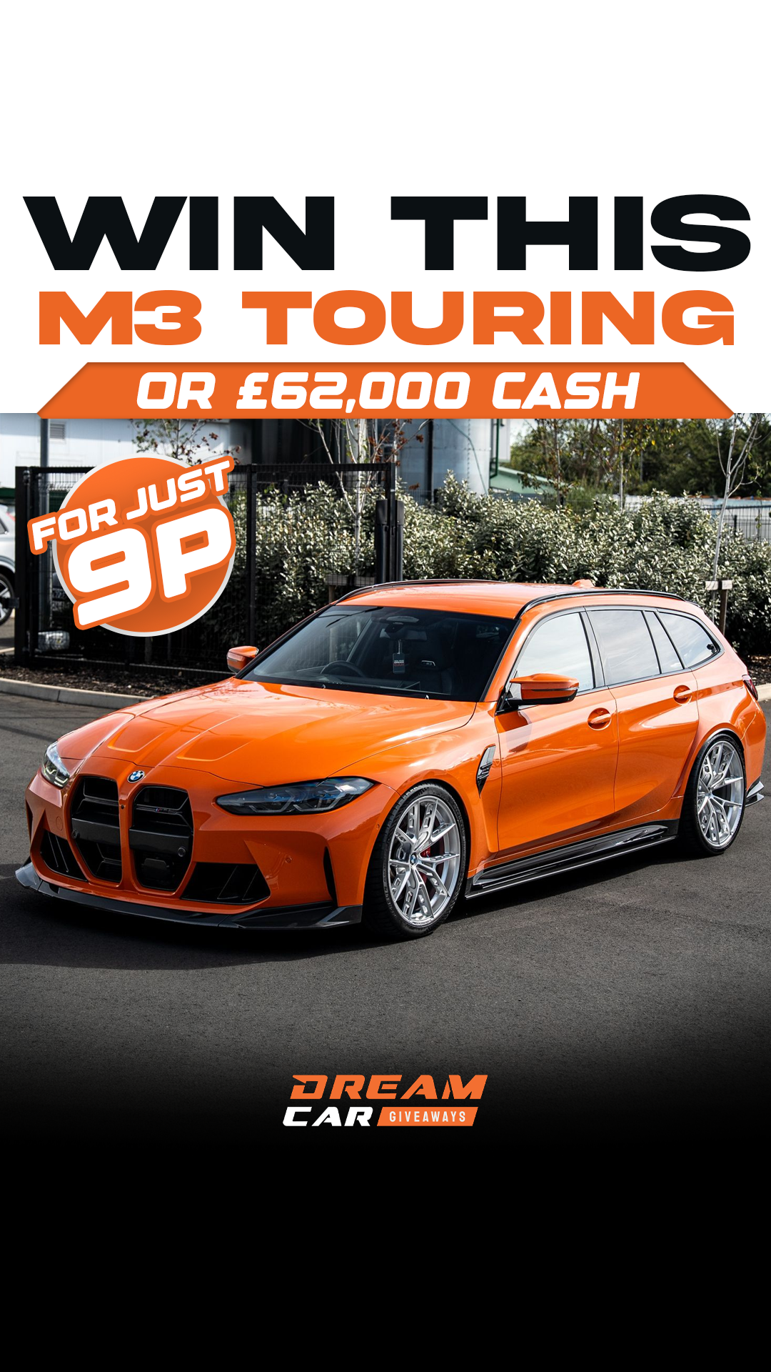 Dream Car Giveaways Facebook ad