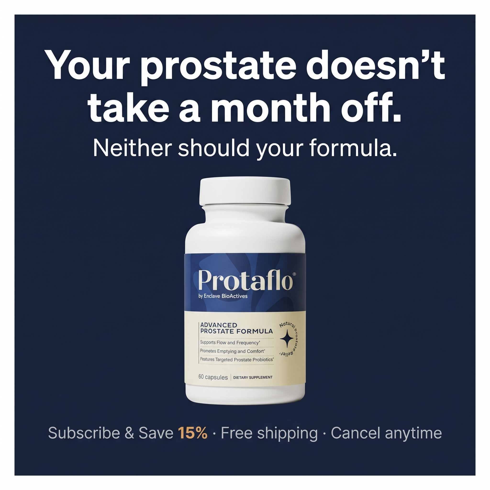 Protaflo Facebook ad