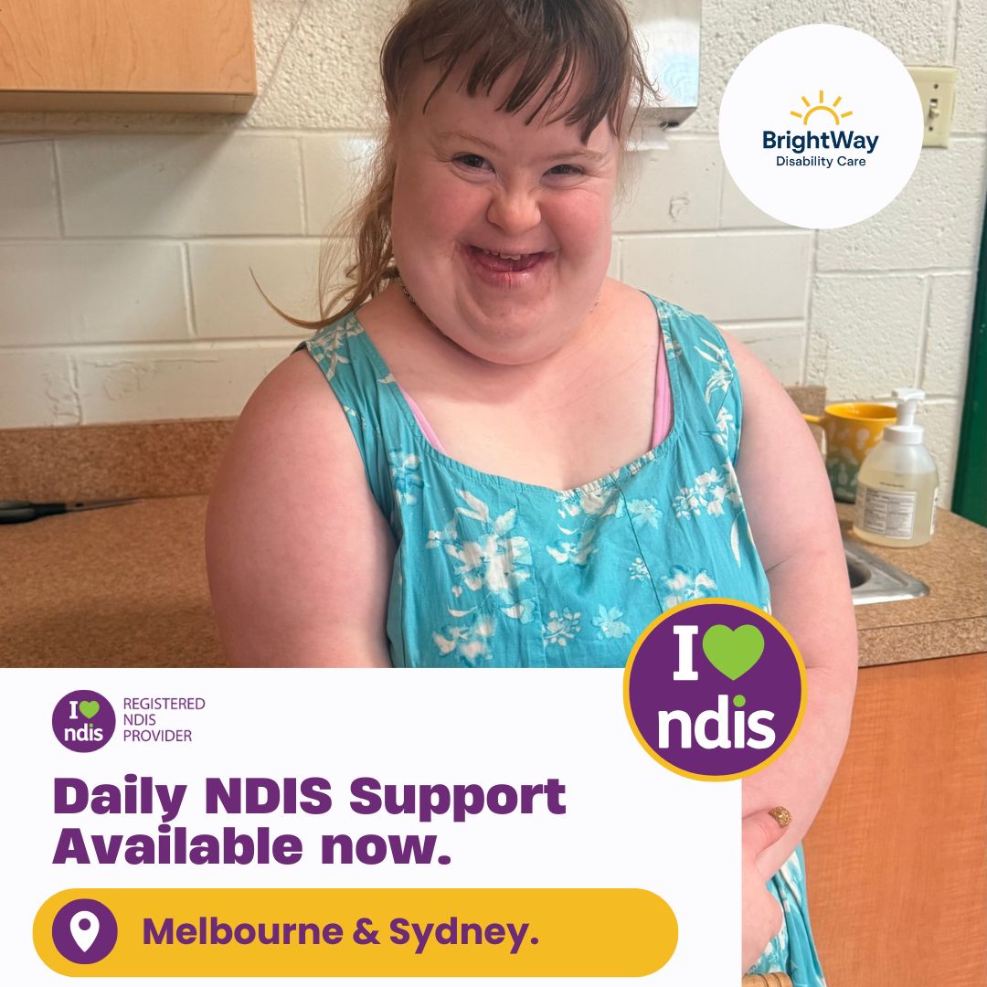 BrightWay Disability Care Facebook ad: Professional NDIS Daily Support