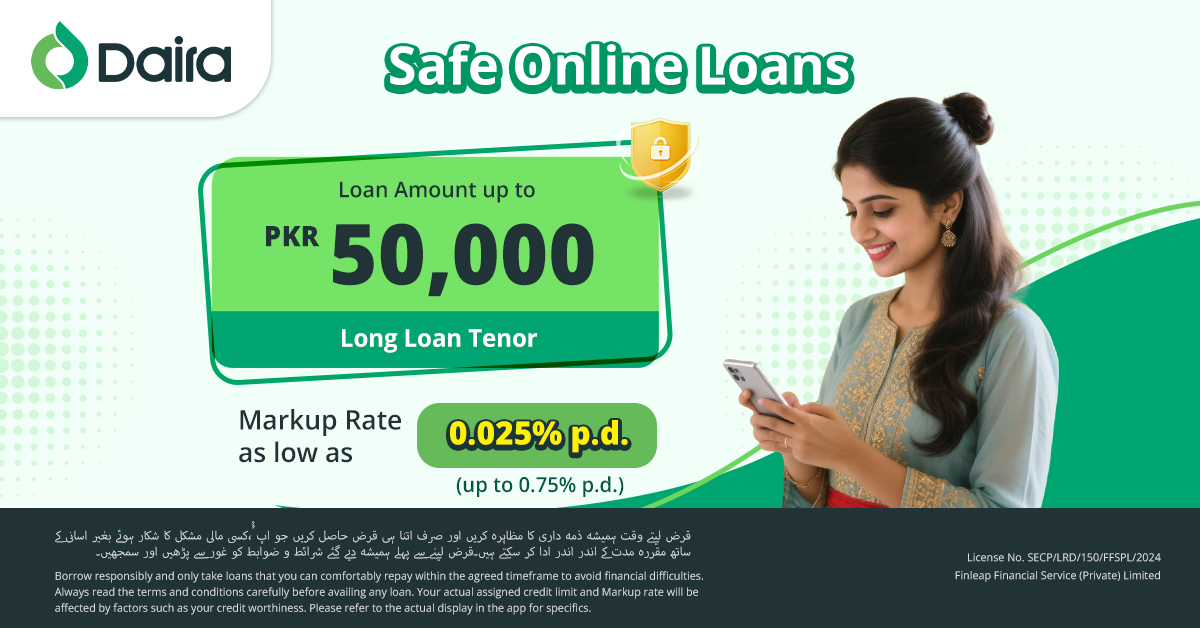 Daira-Fast&Safe Loan Facebook ad