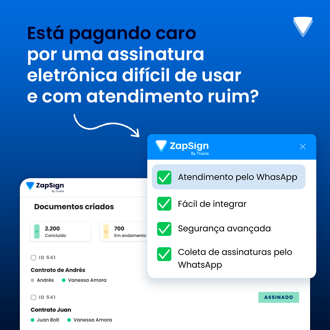 ZapSign Facebook ad