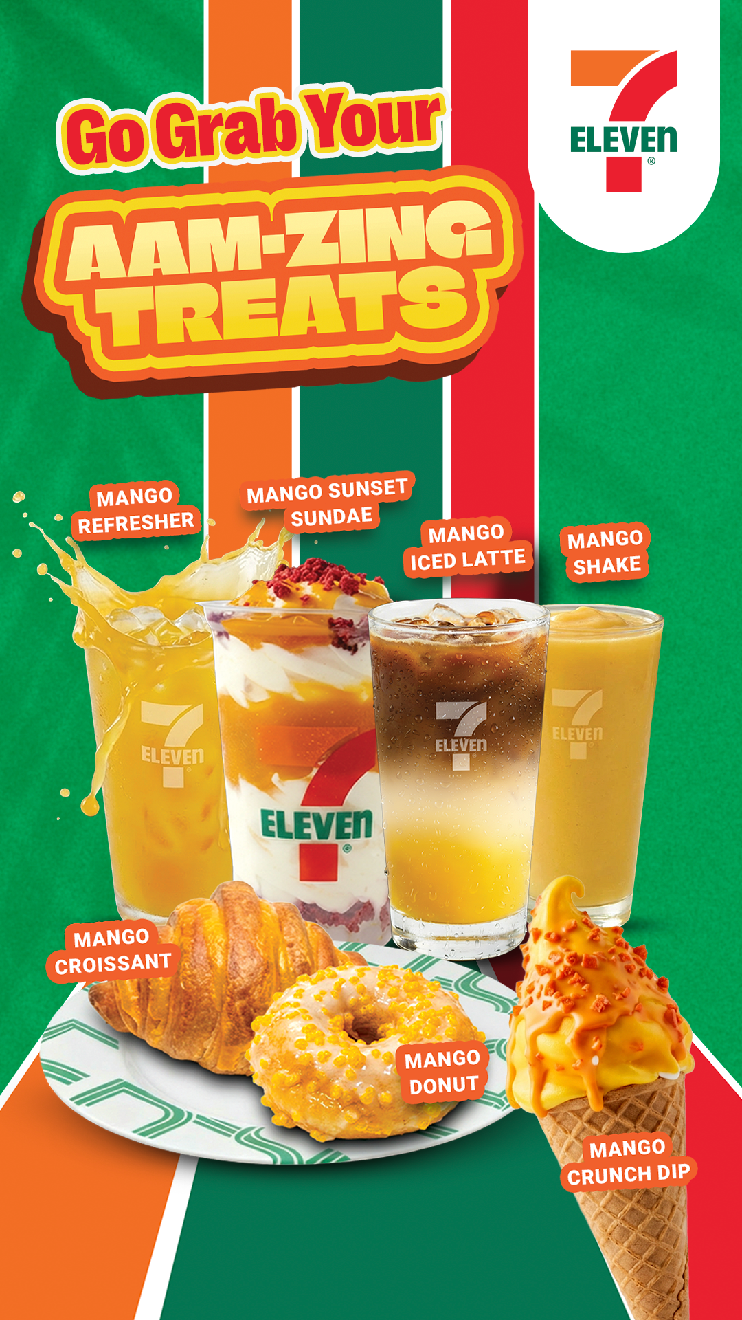 7-ElevenIndia Facebook ad: This week, NEW AT 7-ELEVEN is our Mango…