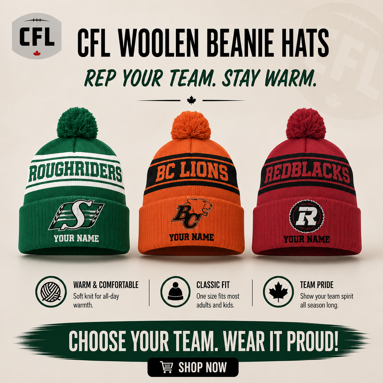 CFL Gifts For Fan Facebook ad