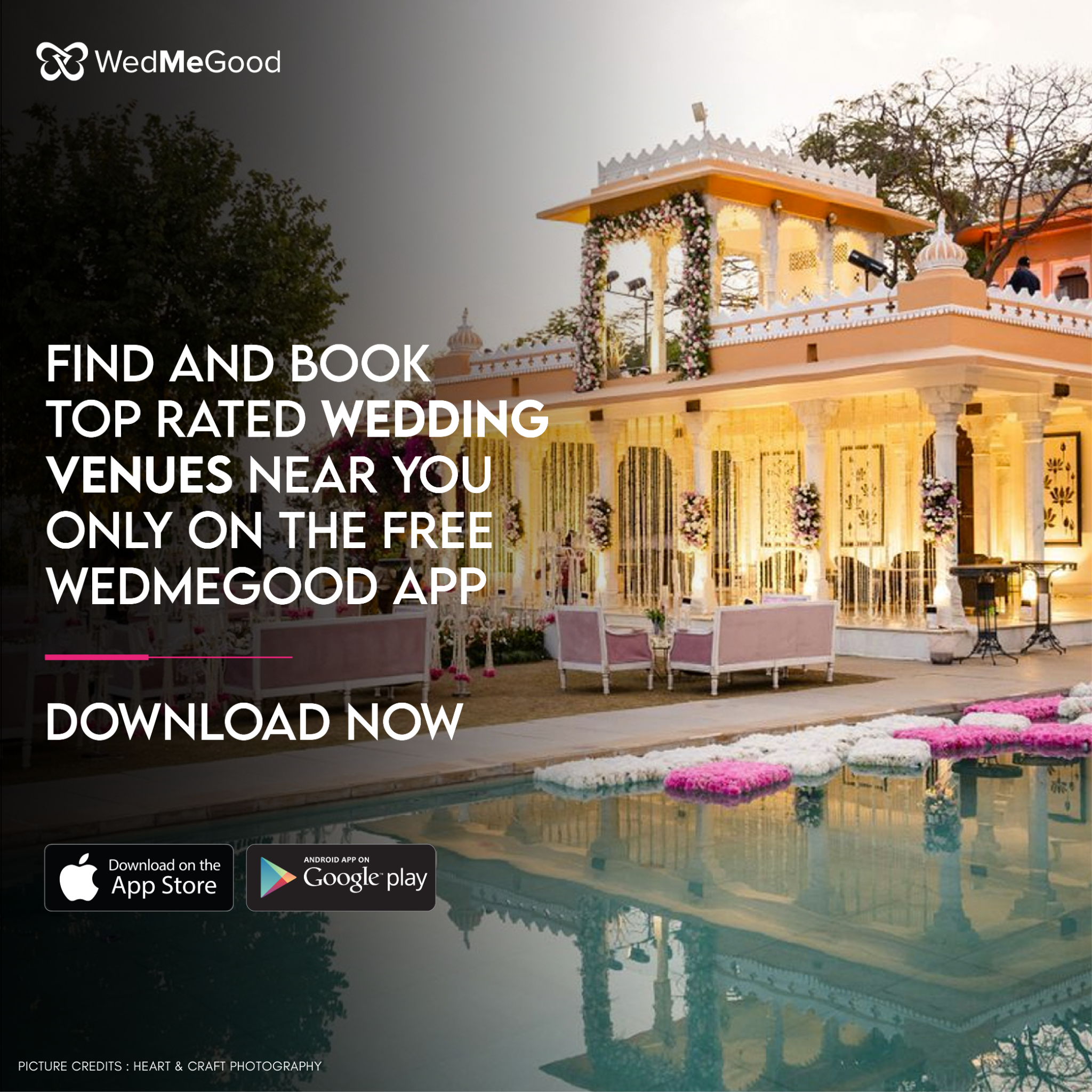 WedMeGood Facebook ad from Jan 20, 2026