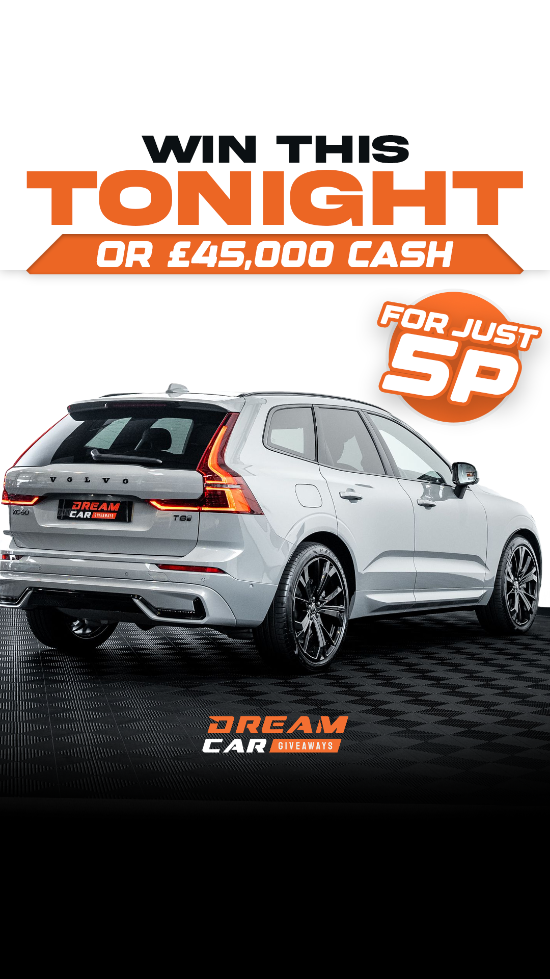 Dream Car Giveaways Facebook ad