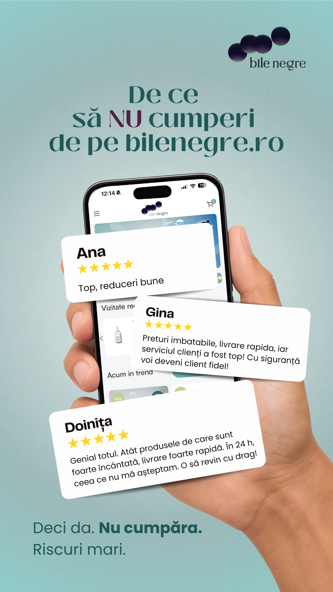 Bilenegre.ro Facebook ad
