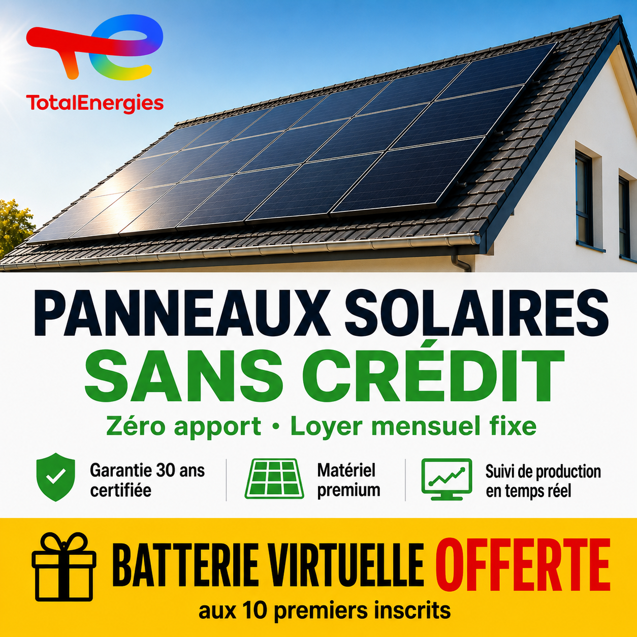 Green Énergie Info Facebook ad from Jul 7, 2026