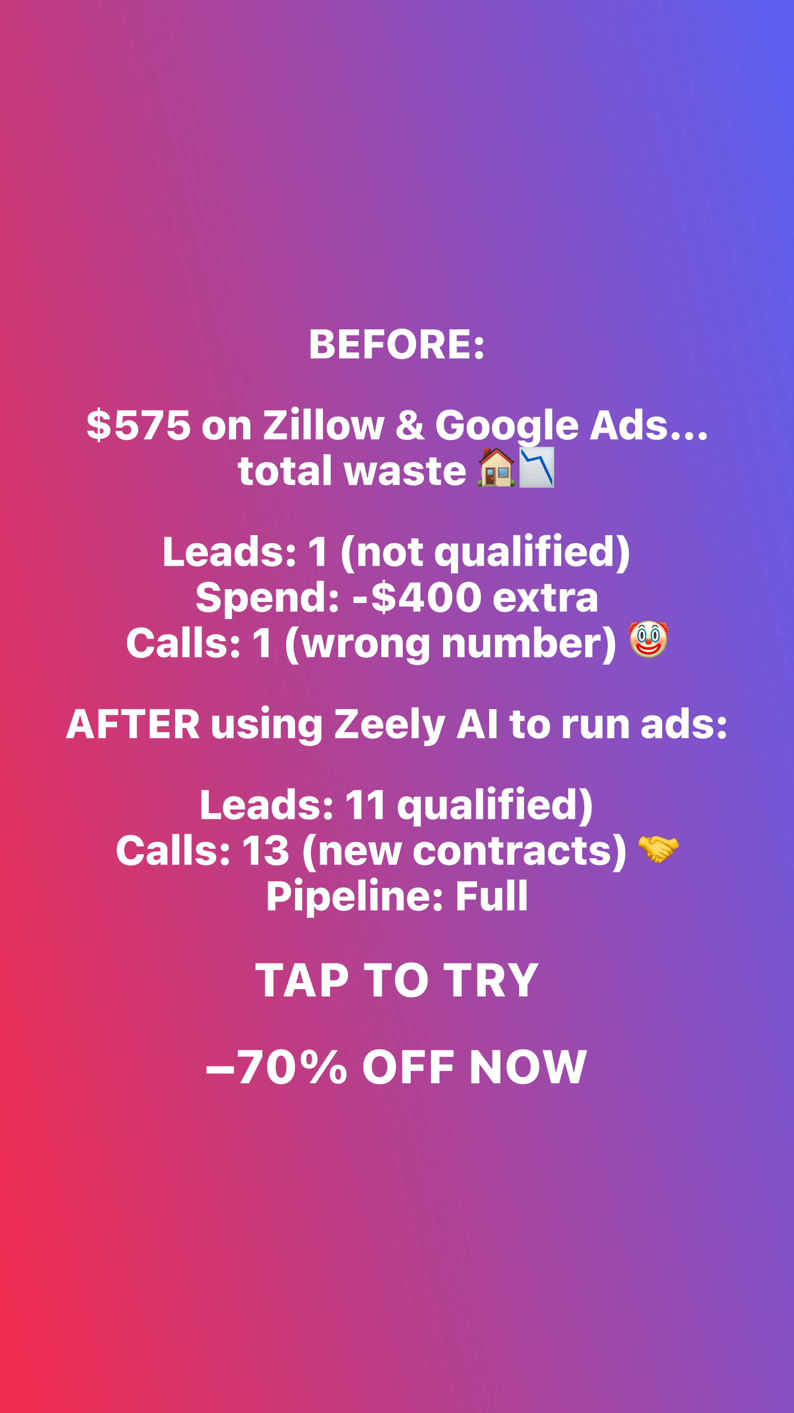 Zeely Facebook ad