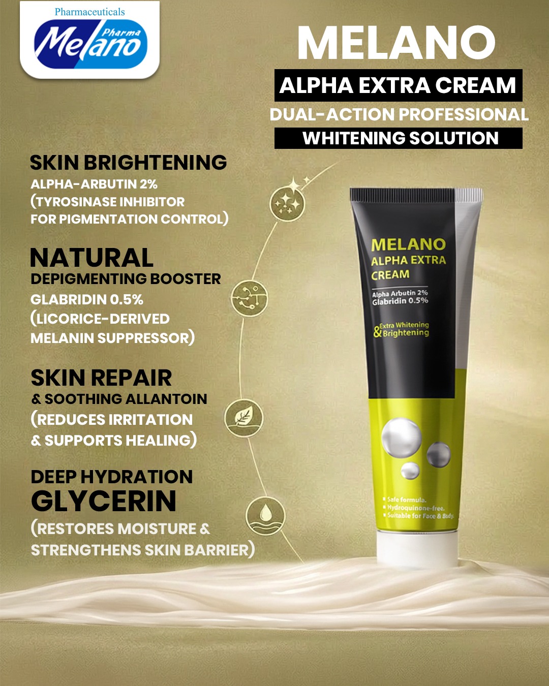 Melano  Pharmaceutical Facebook ad