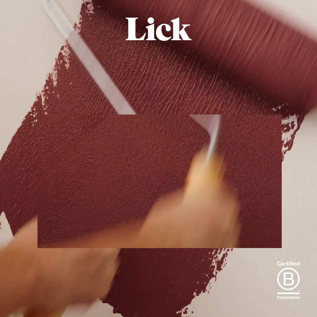 Lick Facebook ad: High-quality paint