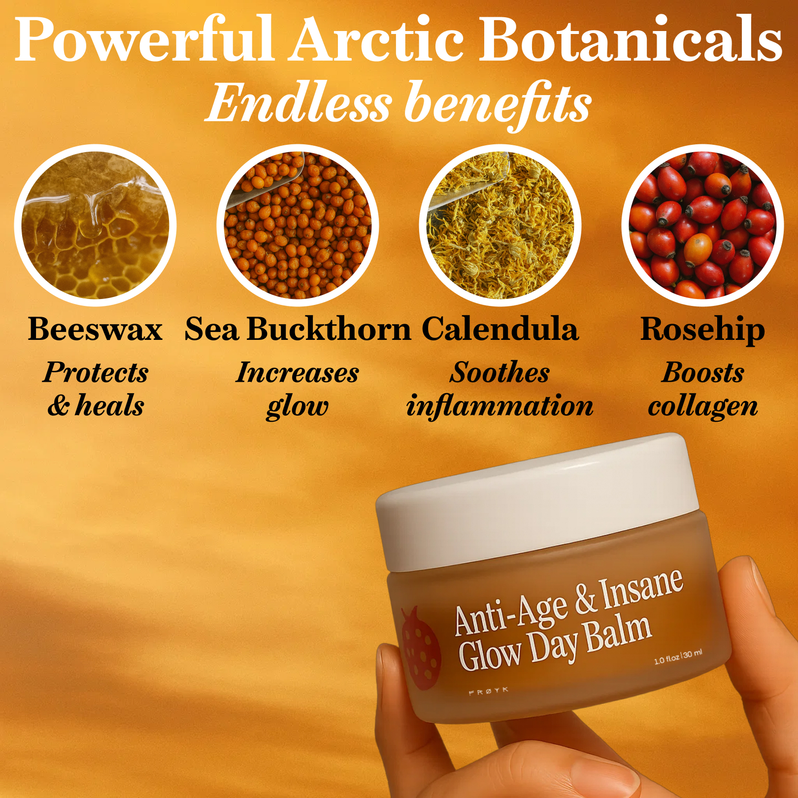 Frøya Organics Facebook ad