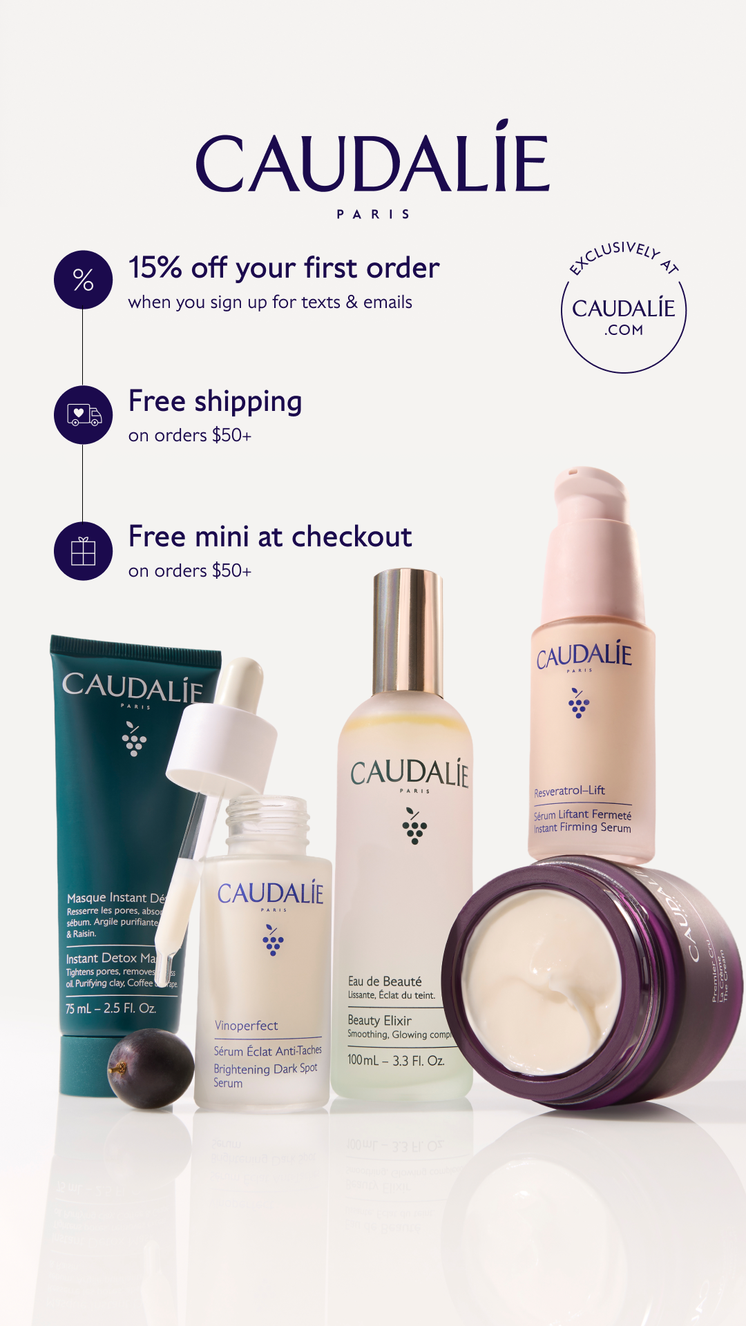 Caudalie Facebook ad