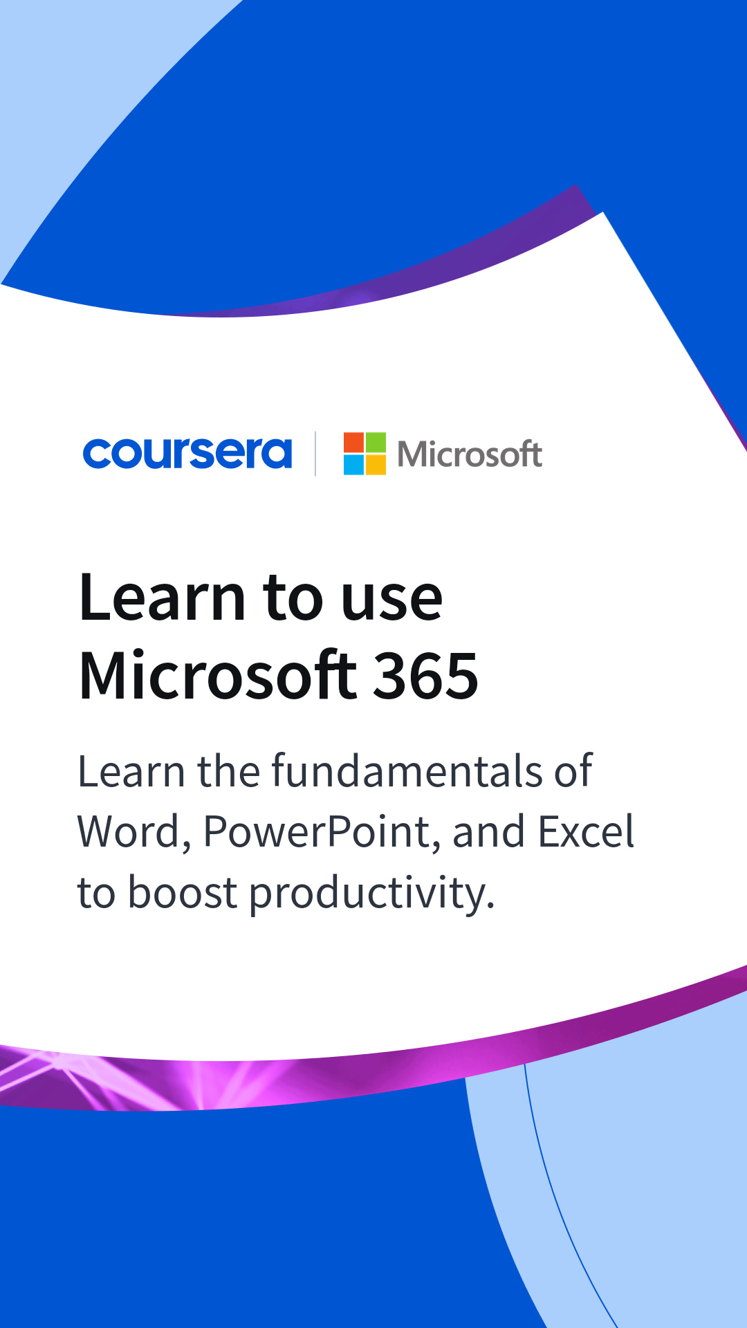 Coursera Facebook ad
