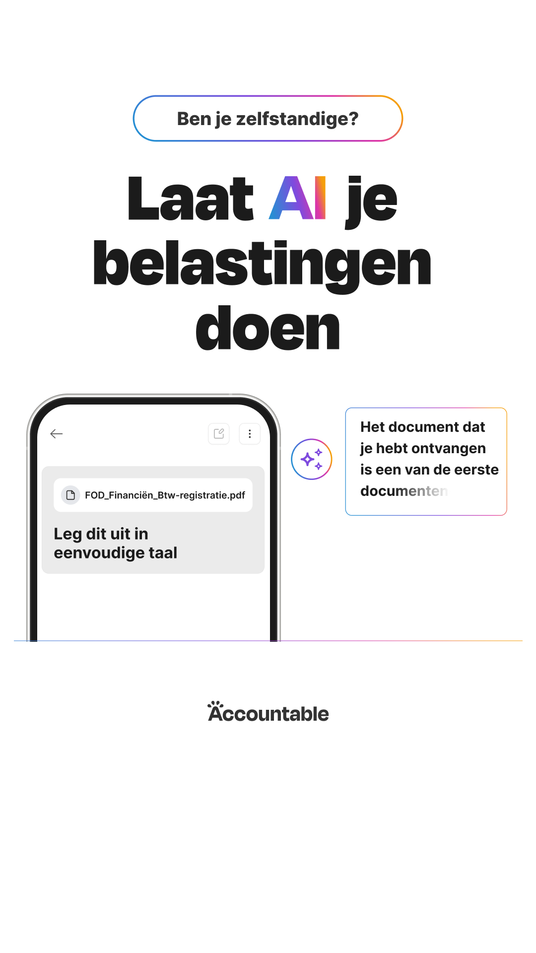 Accountable Facebook ad