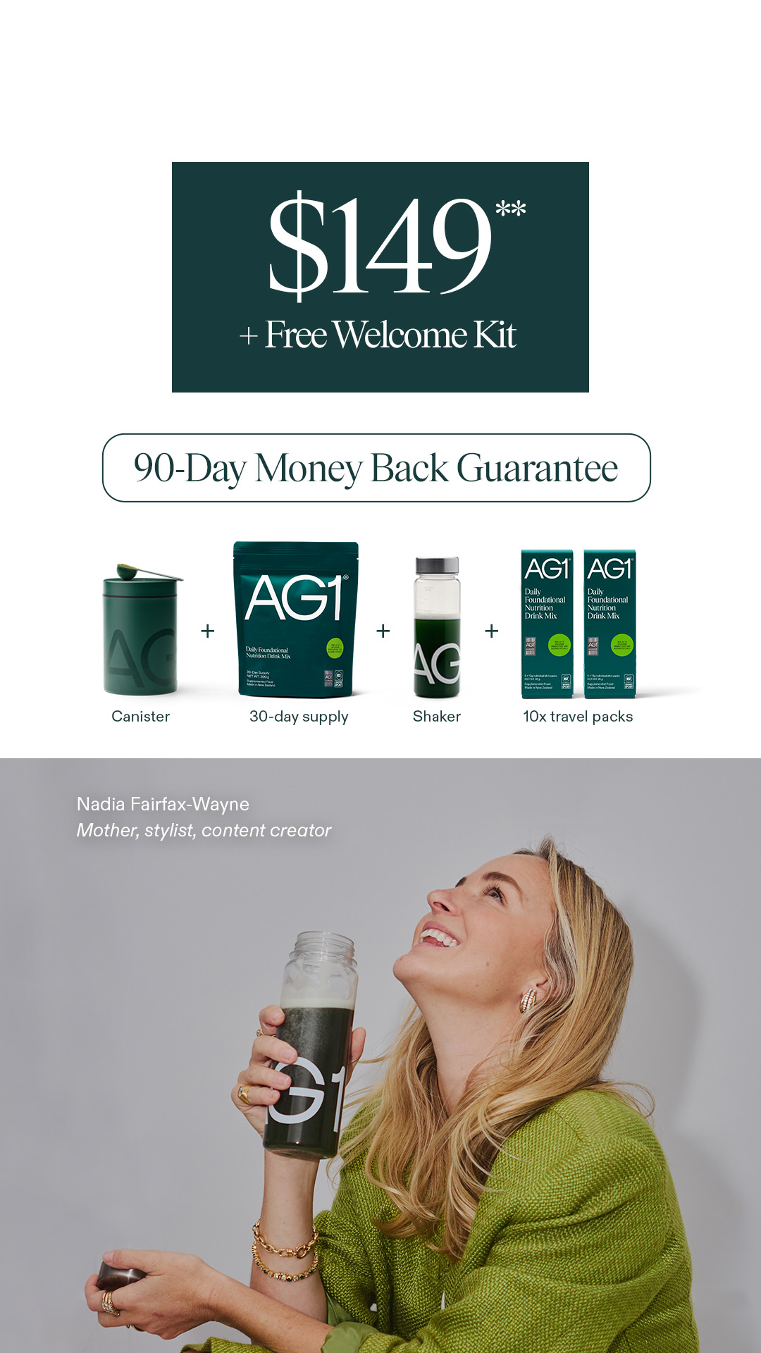 AG1 by Athletic Greens Facebook ad