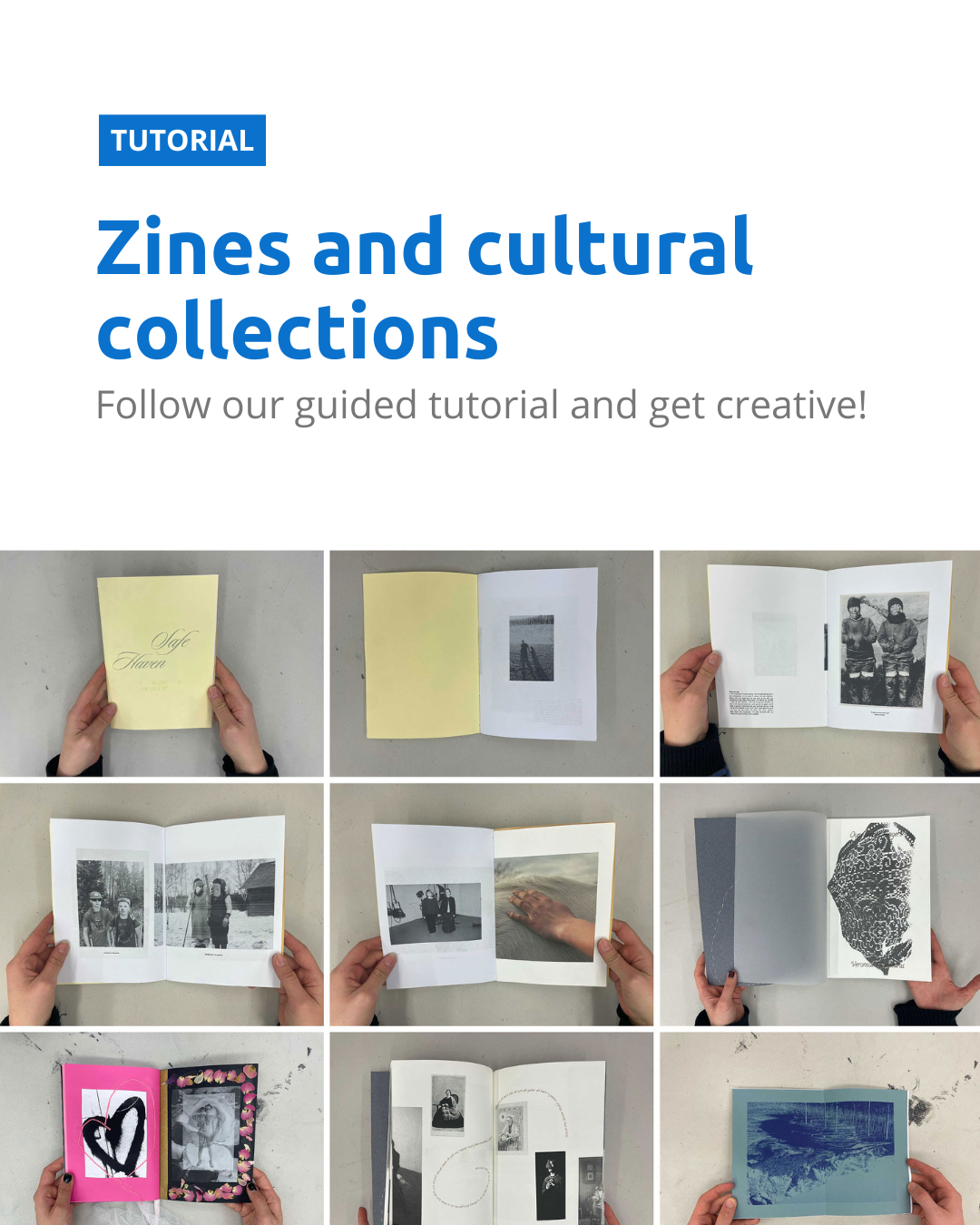 Europeana.eu Facebook ad: Follow our zine making tutorial