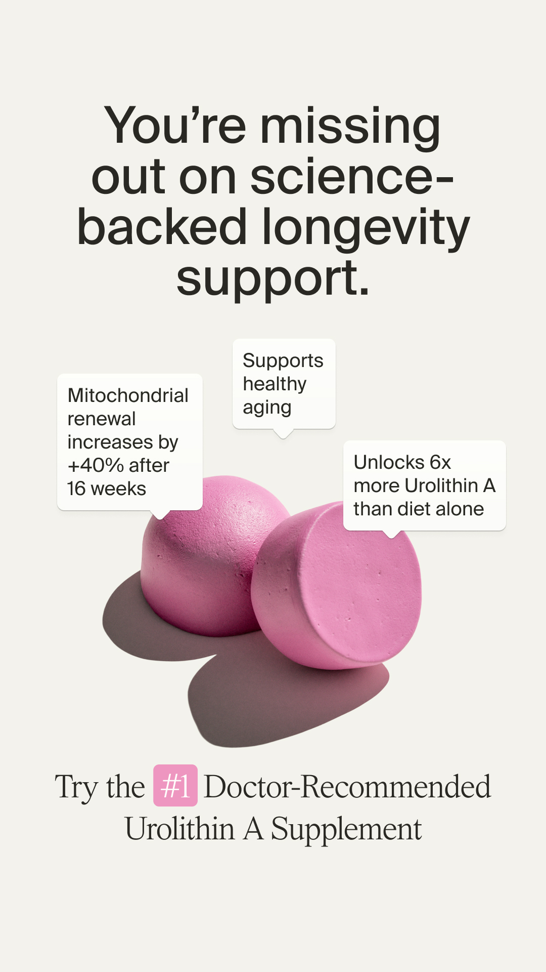 Timeline Longevity Facebook ad