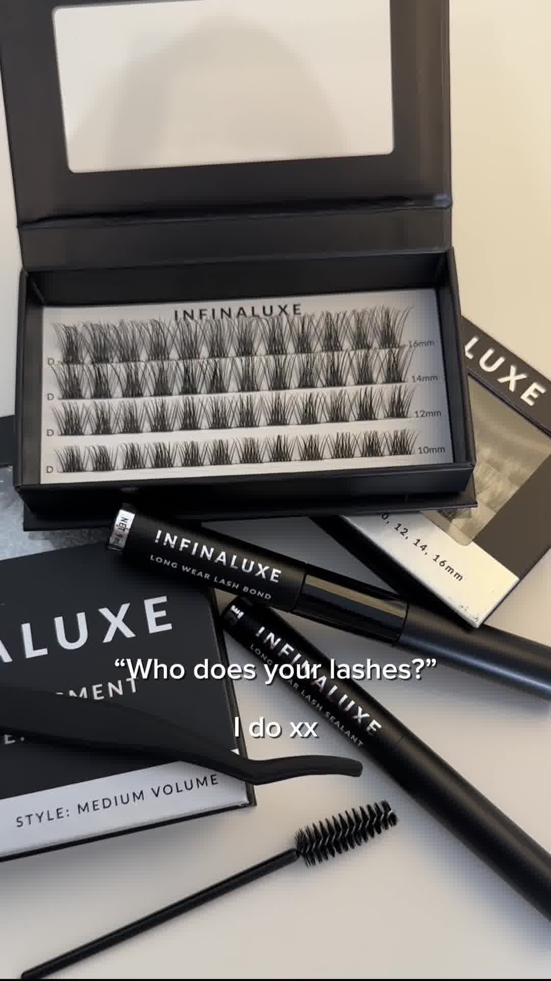 Infinaluxe Facebook ad: Australia's #1 Home Lash Extension Kit!