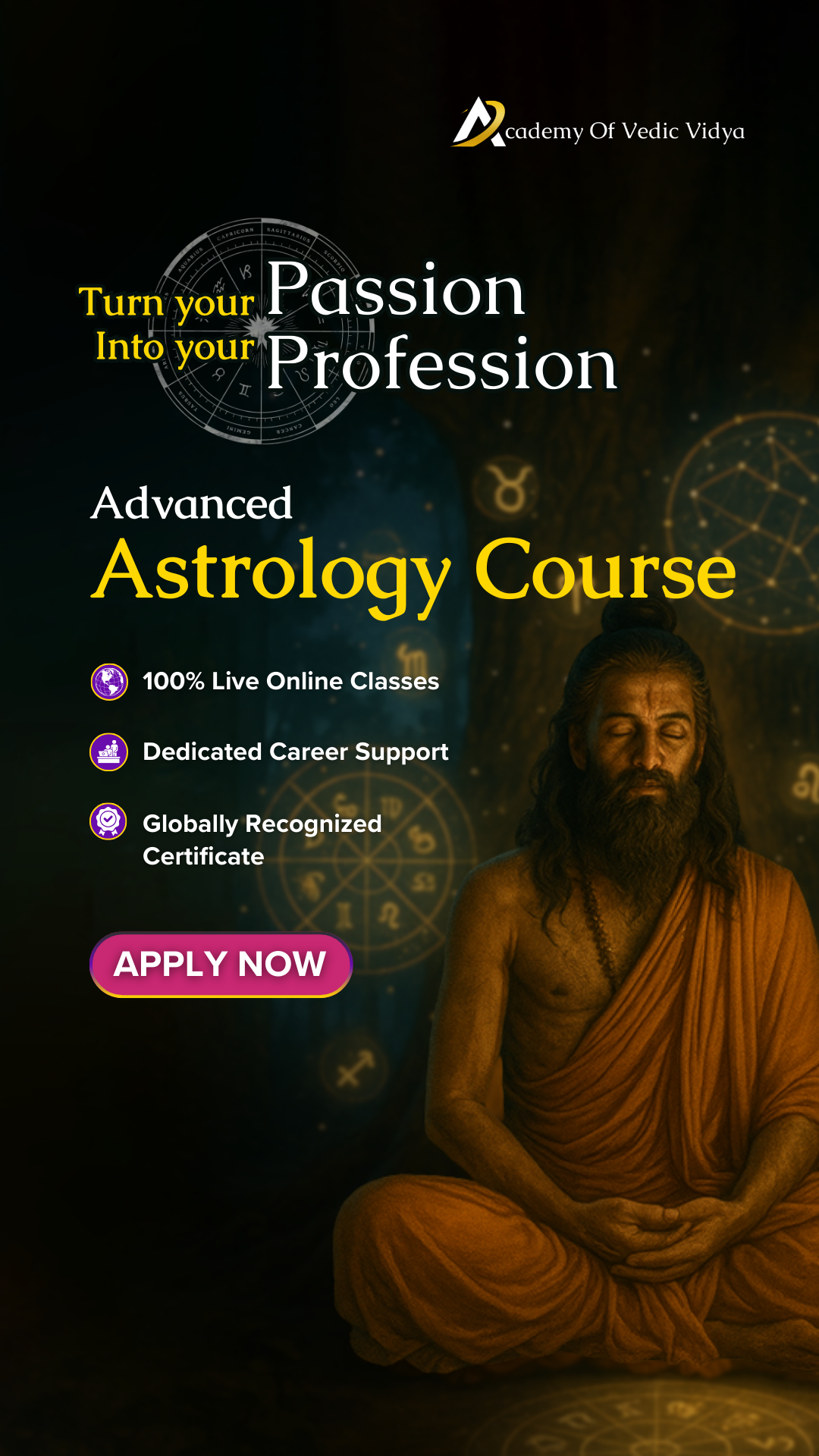 Academy of Vedic Vidya Facebook ad