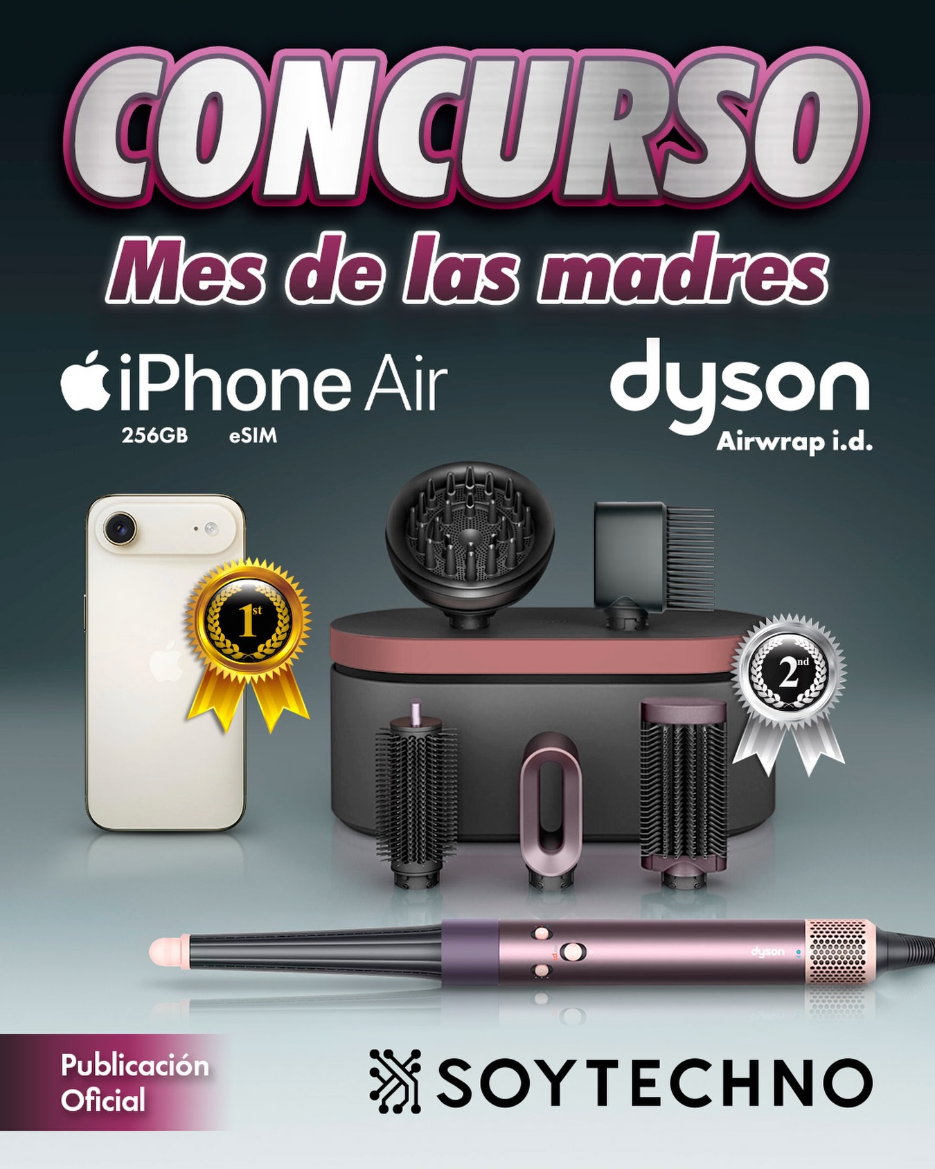 Grupo Soytechno Facebook ad: ¡CONCURSO MES DE LA MADRE!