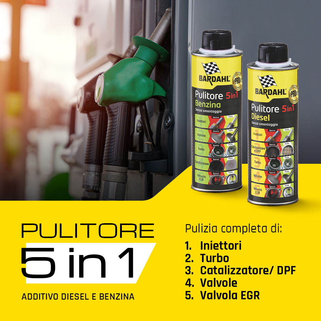Bardahl Italia Facebook ad: PULITORE 5 IN 1 - Additivi Carburante - Bardahl Italia
