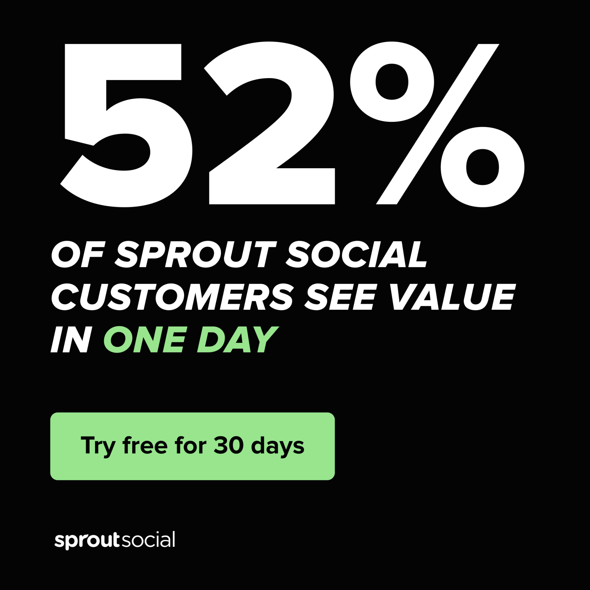 Sprout Social Facebook ad