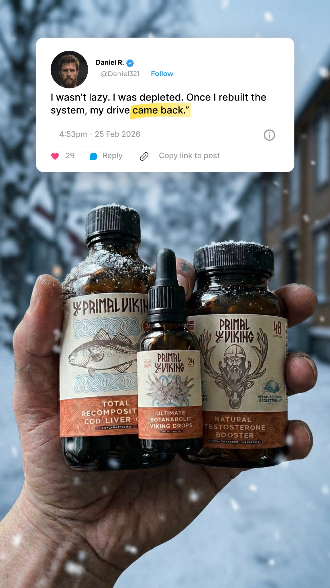 Primal Viking Facebook ad