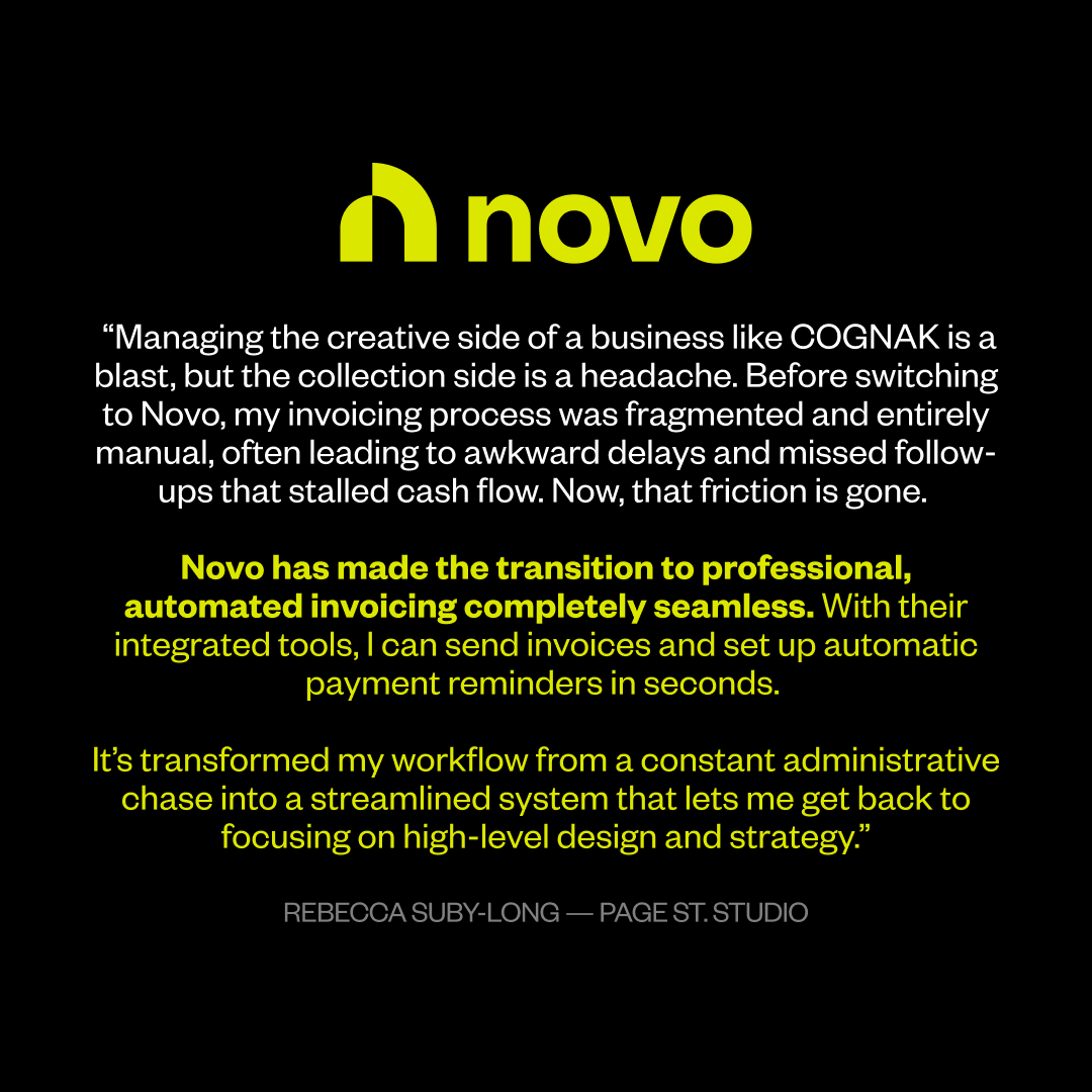 Novo Facebook ad: Ready to level up your business?