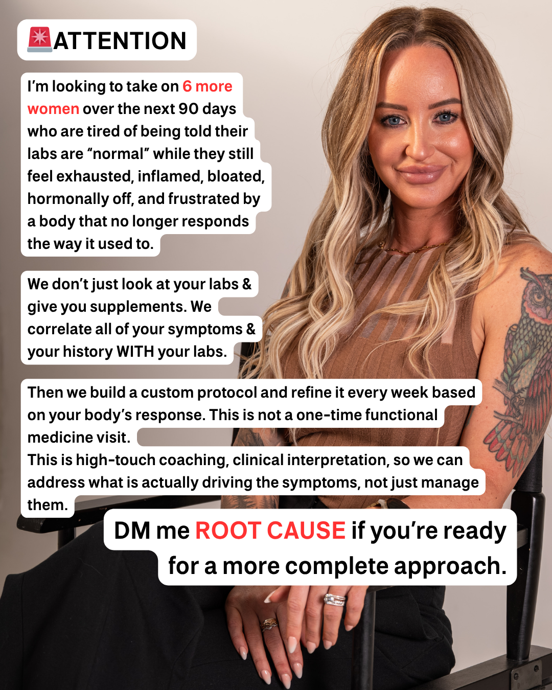 Jillian Rebecca - Metabolism & Hormone Coach for Women Facebook ad