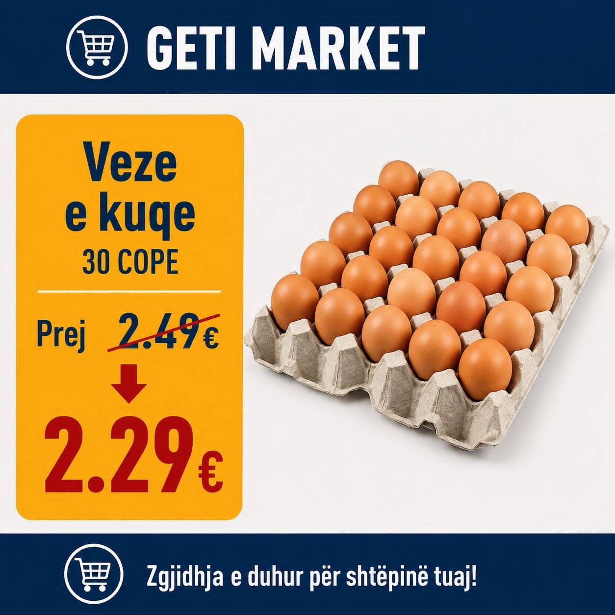 Geti Market-Gjilan Facebook ad