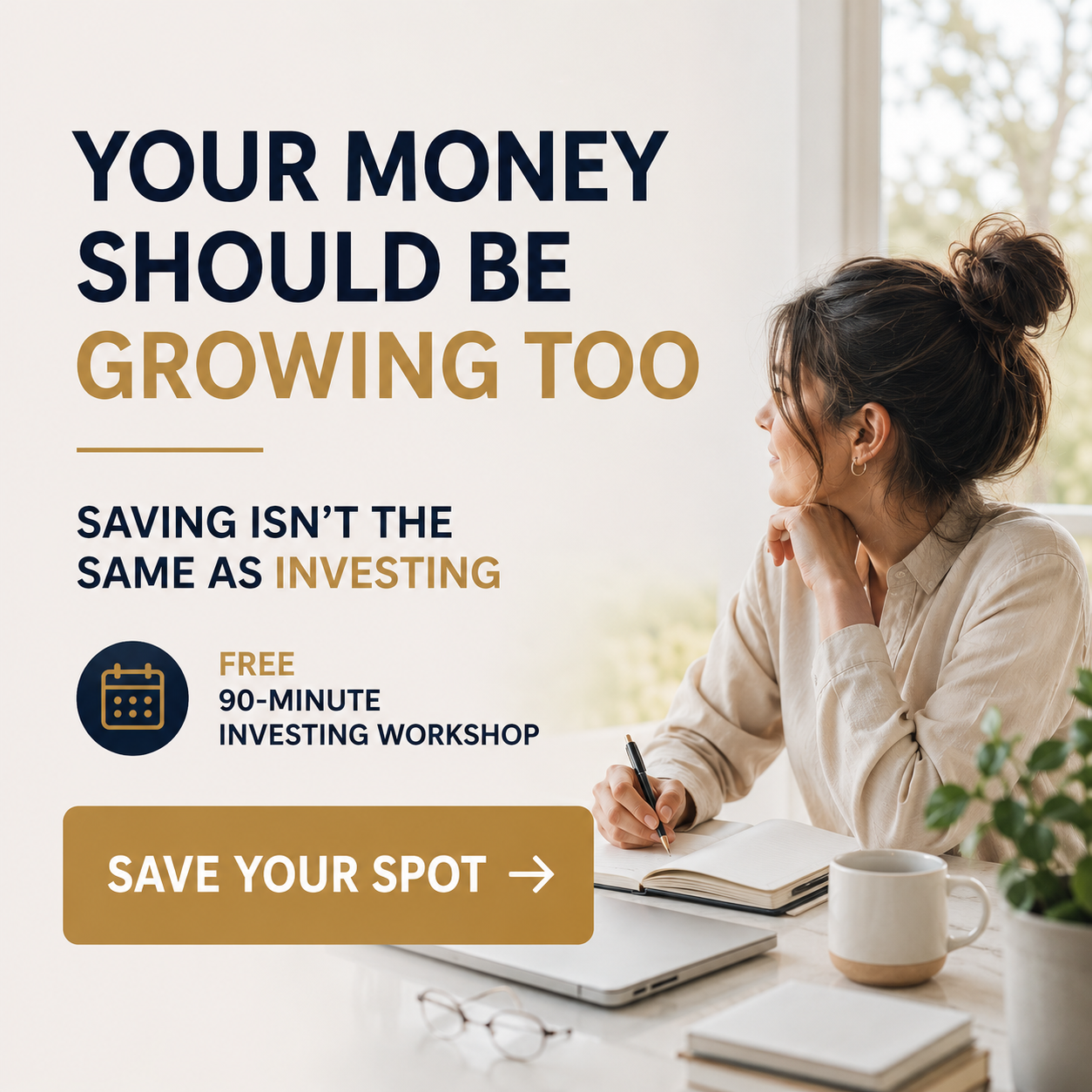 Centsational Women Facebook ad: FREE 90-MINUTE WORKSHOP