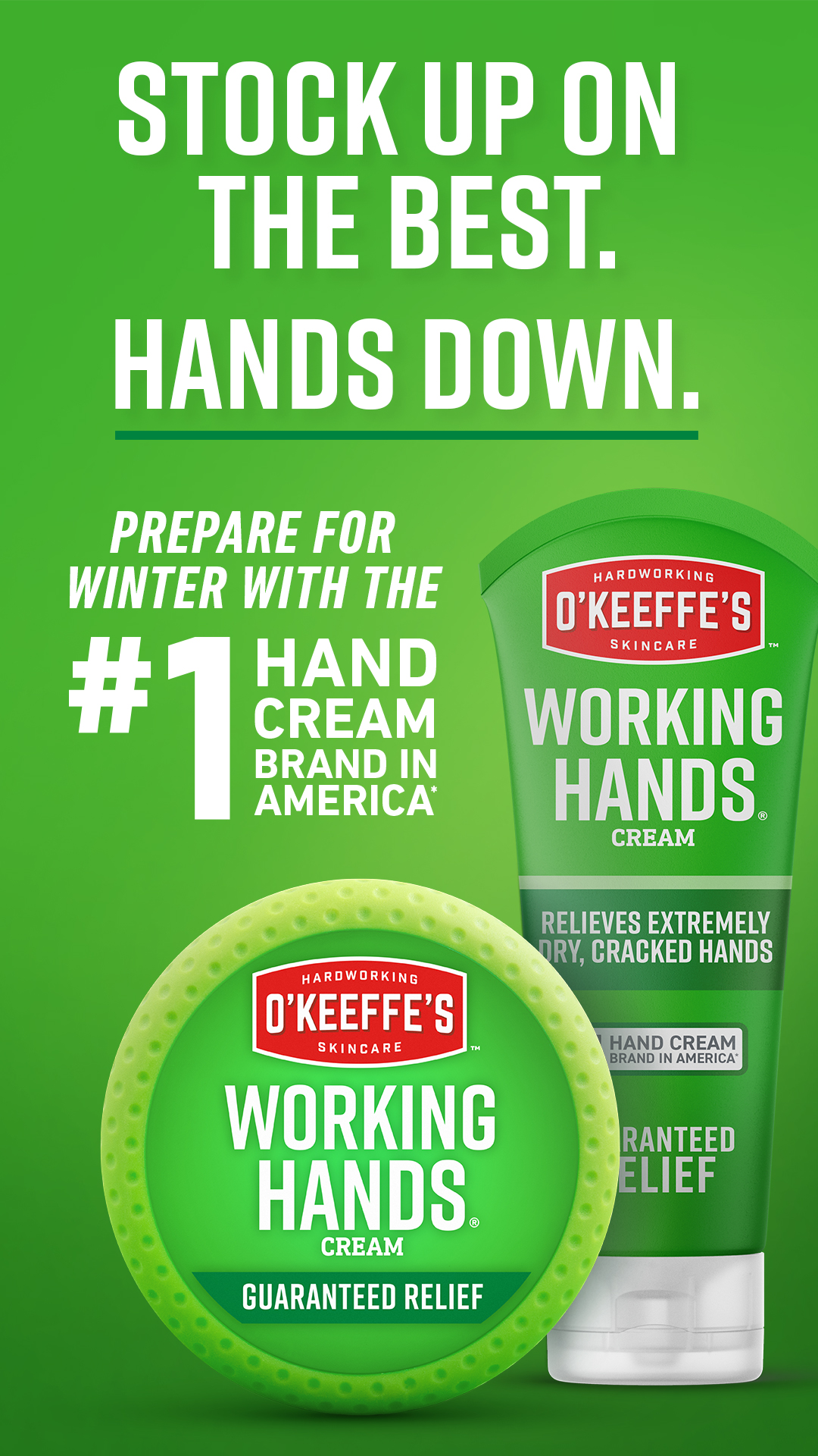 O'Keeffe's Company Facebook ad