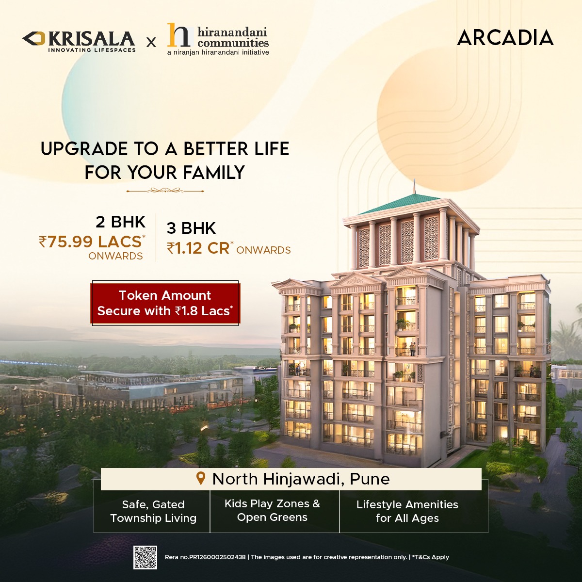 Krisala Hiranandani Facebook ad