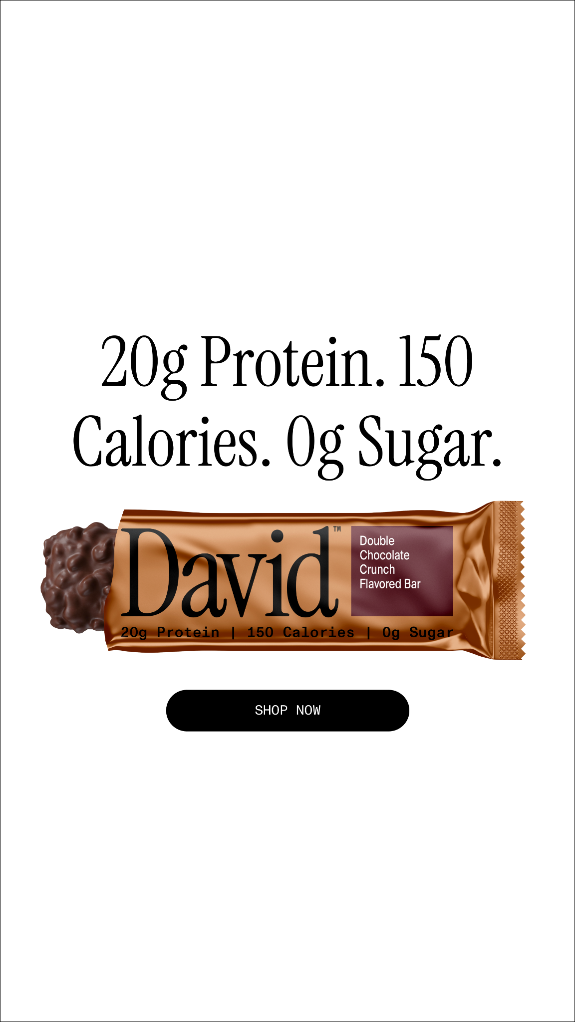 David Protein Facebook ad