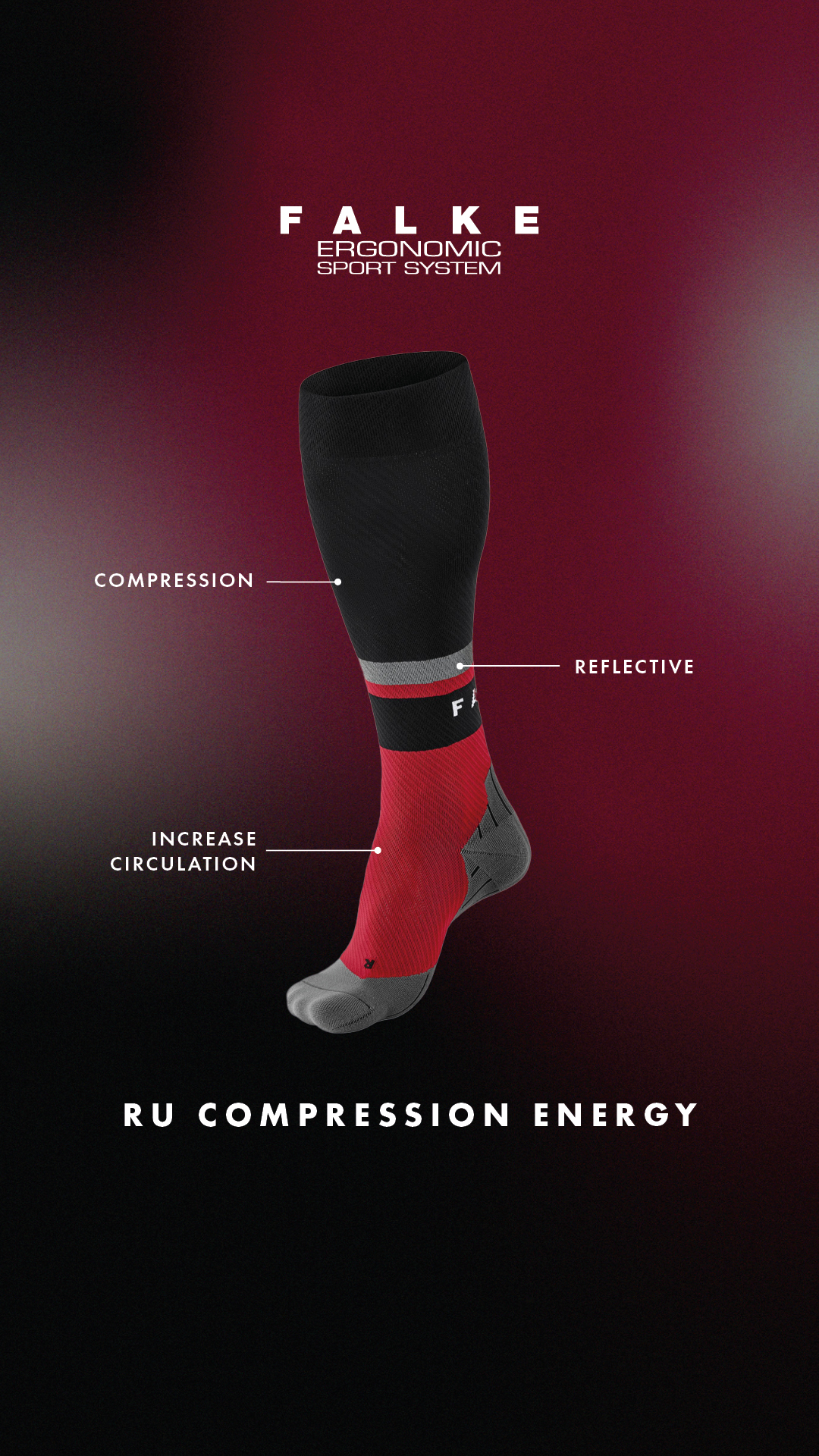 FALKE Ergonomic Sport System Facebook ad