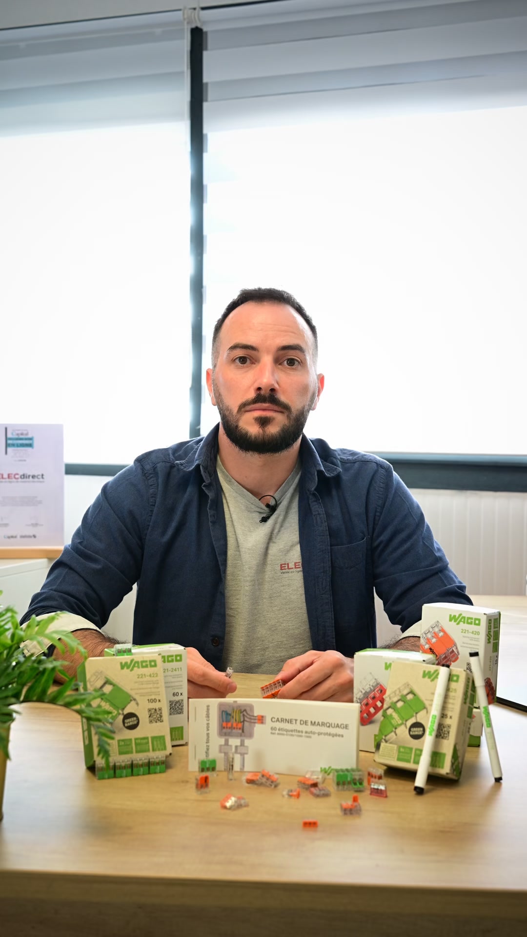 ELECdirect Facebook ad: Découvrez notre gamme de connecteurs Wago