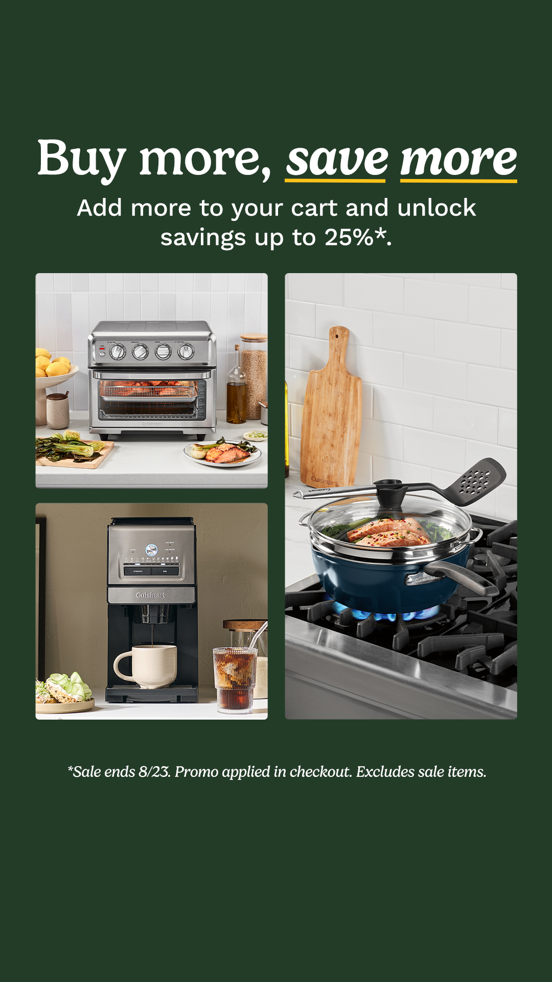 Cuisinart Facebook ad from Aug 13, 2026