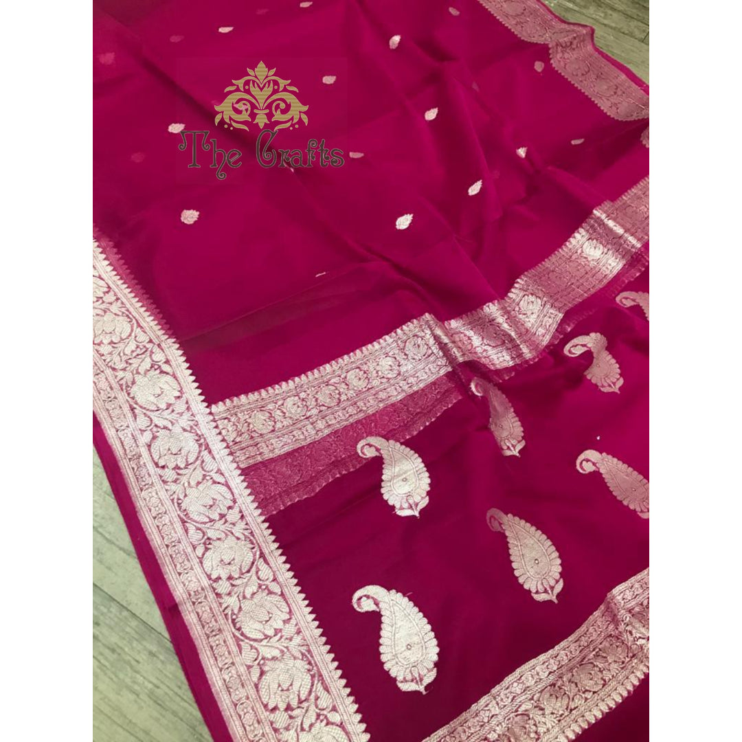 The Crafts Banaras Facebook ad: Authentic handloom sarees crafted in Banaras, celebrating…