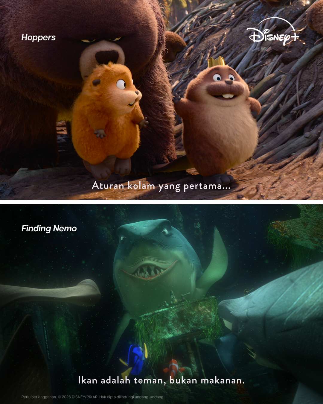 Disney+ Indonesia Facebook ad: Siap-siap catet! Streaming Disney and Pixar’s dan judul…