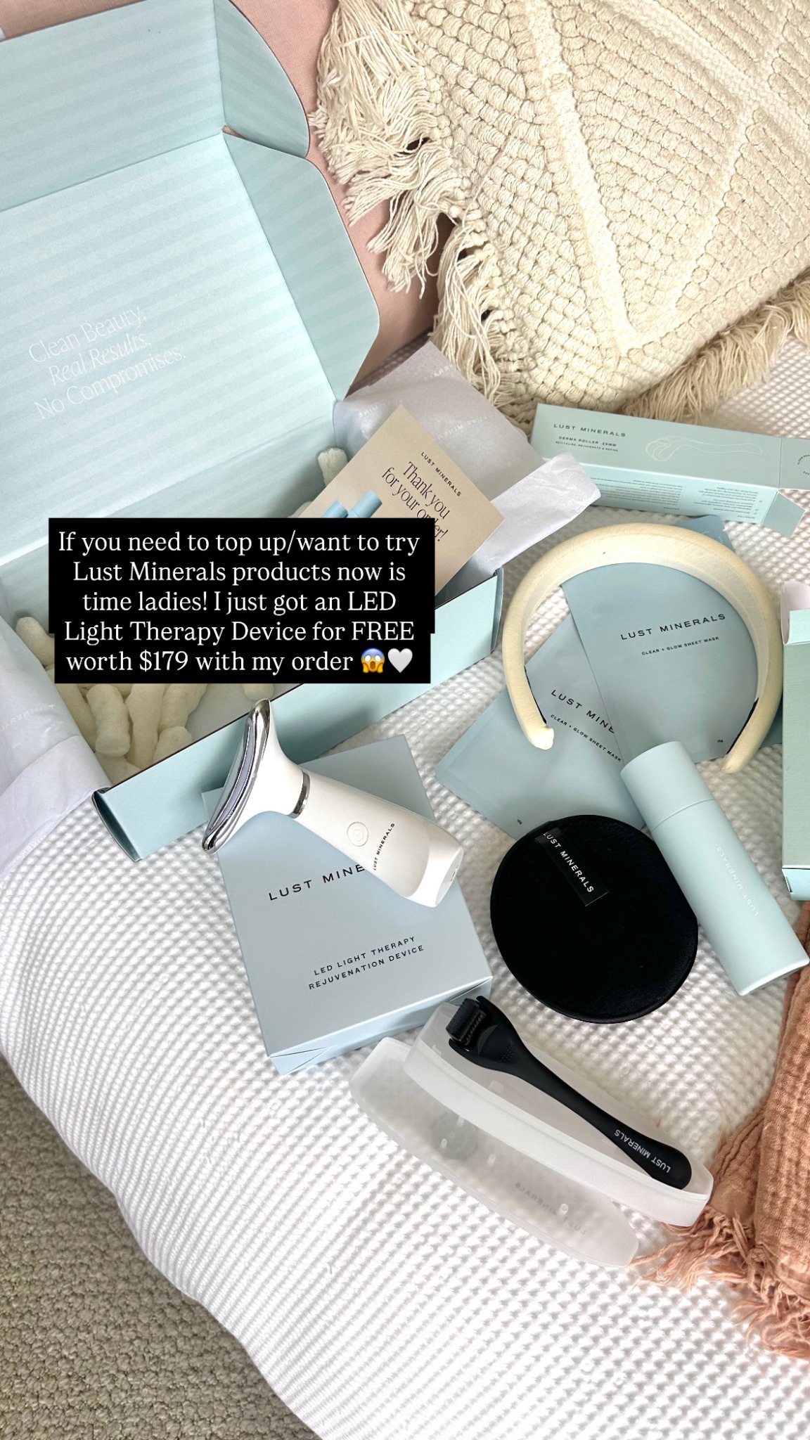 Lust Minerals Facebook ad