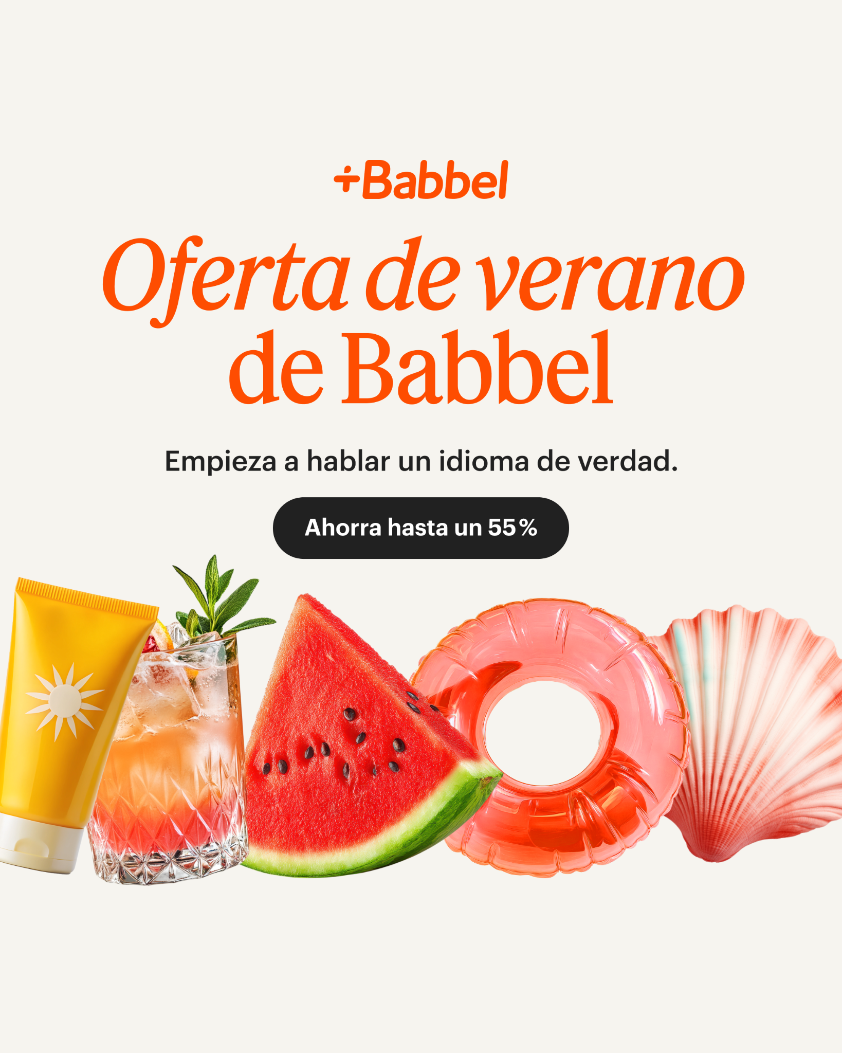 Babbel Facebook ad