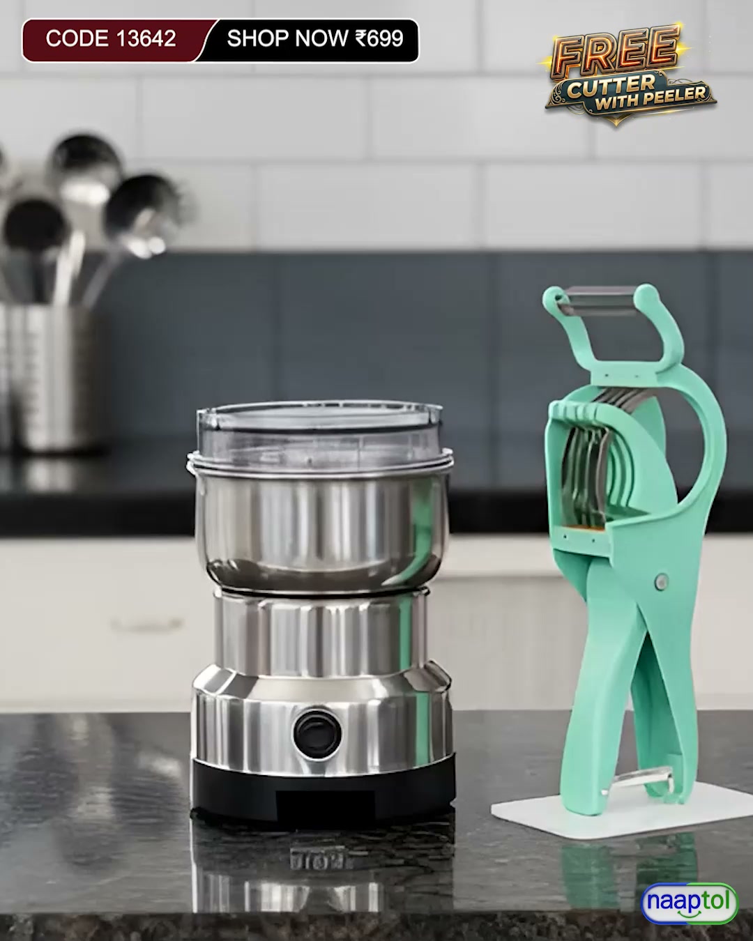 Innovative Home & Kitchen Facebook ad: Mix It Up, Anywhere