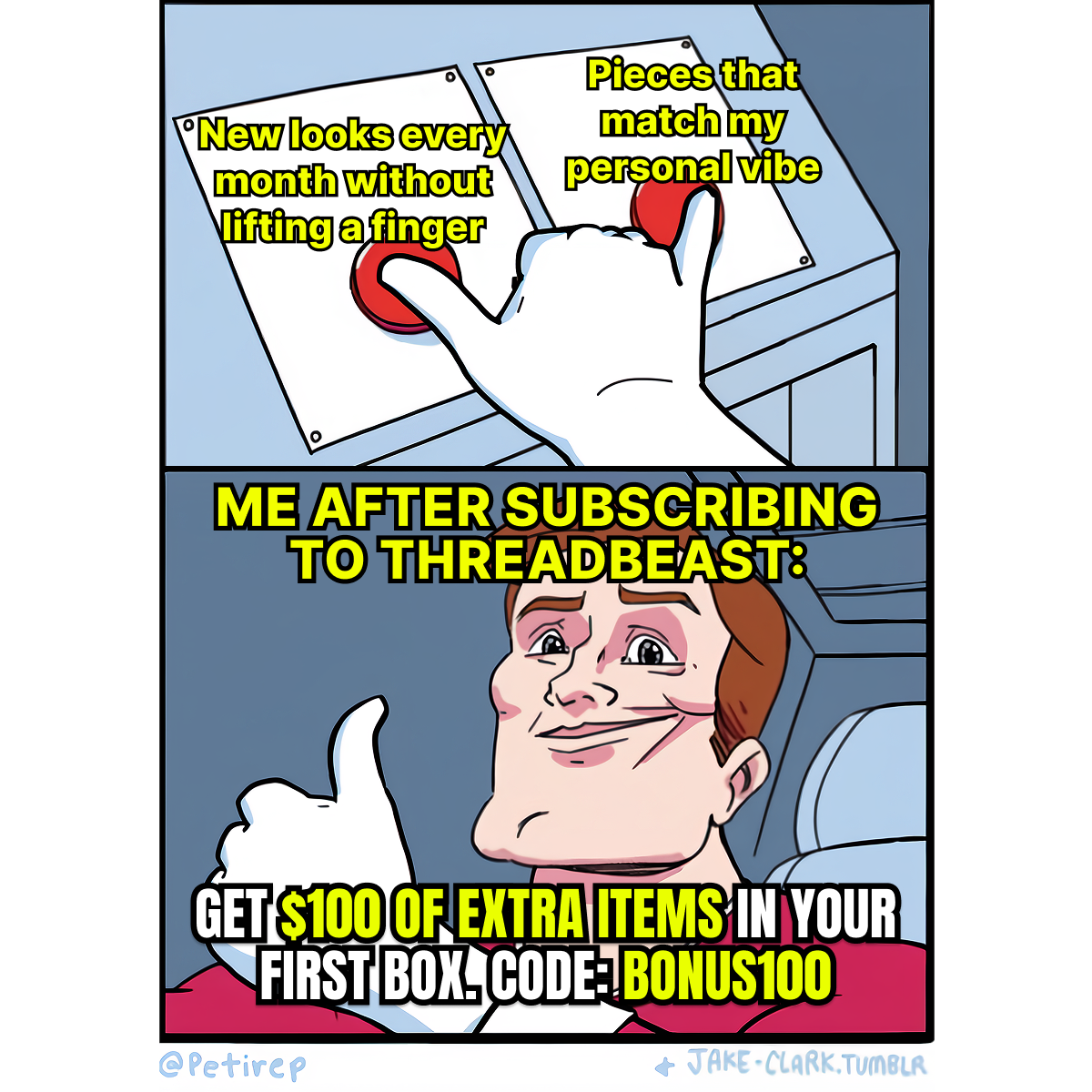 ThreadBeast Facebook ad