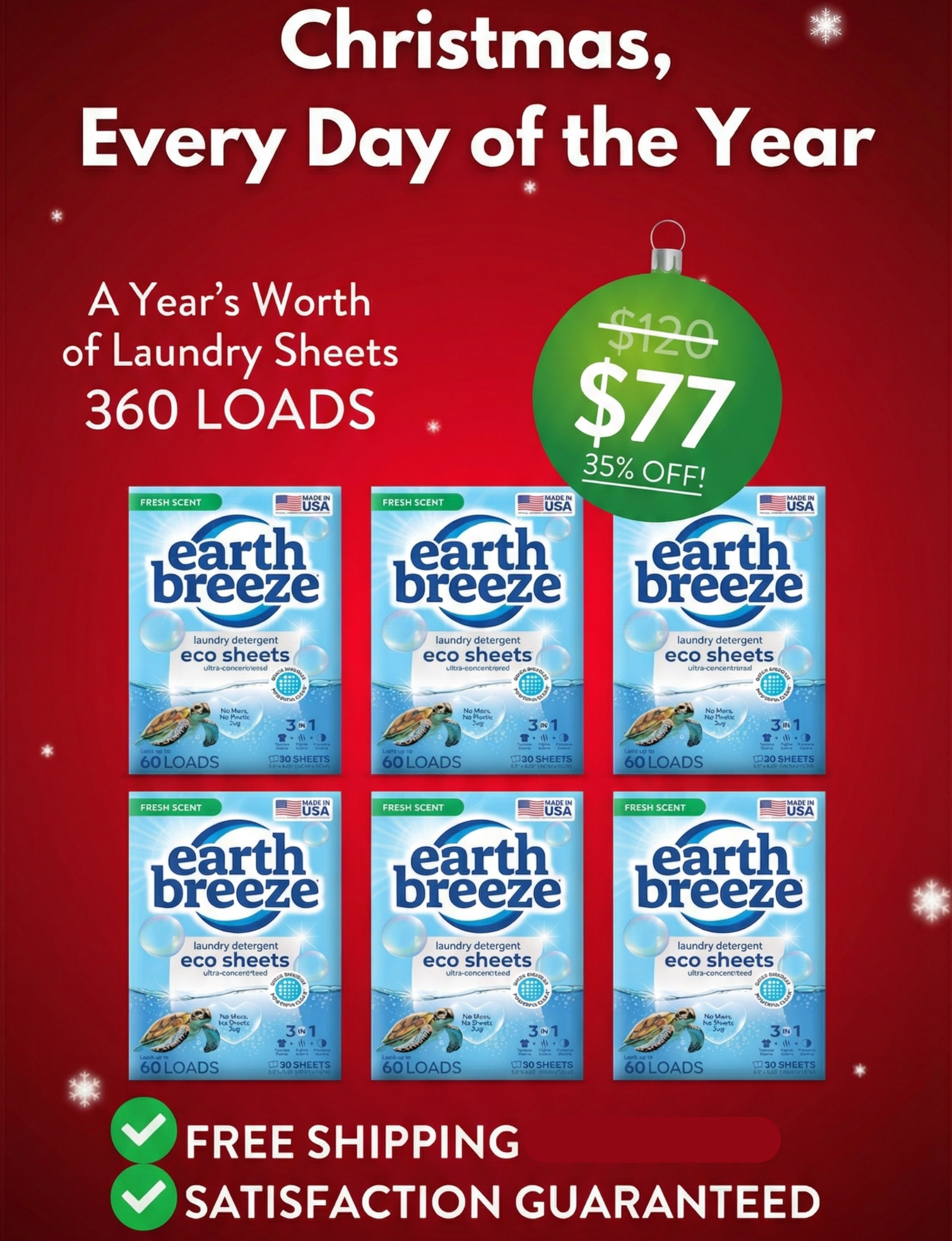 Earth Breeze Facebook ad