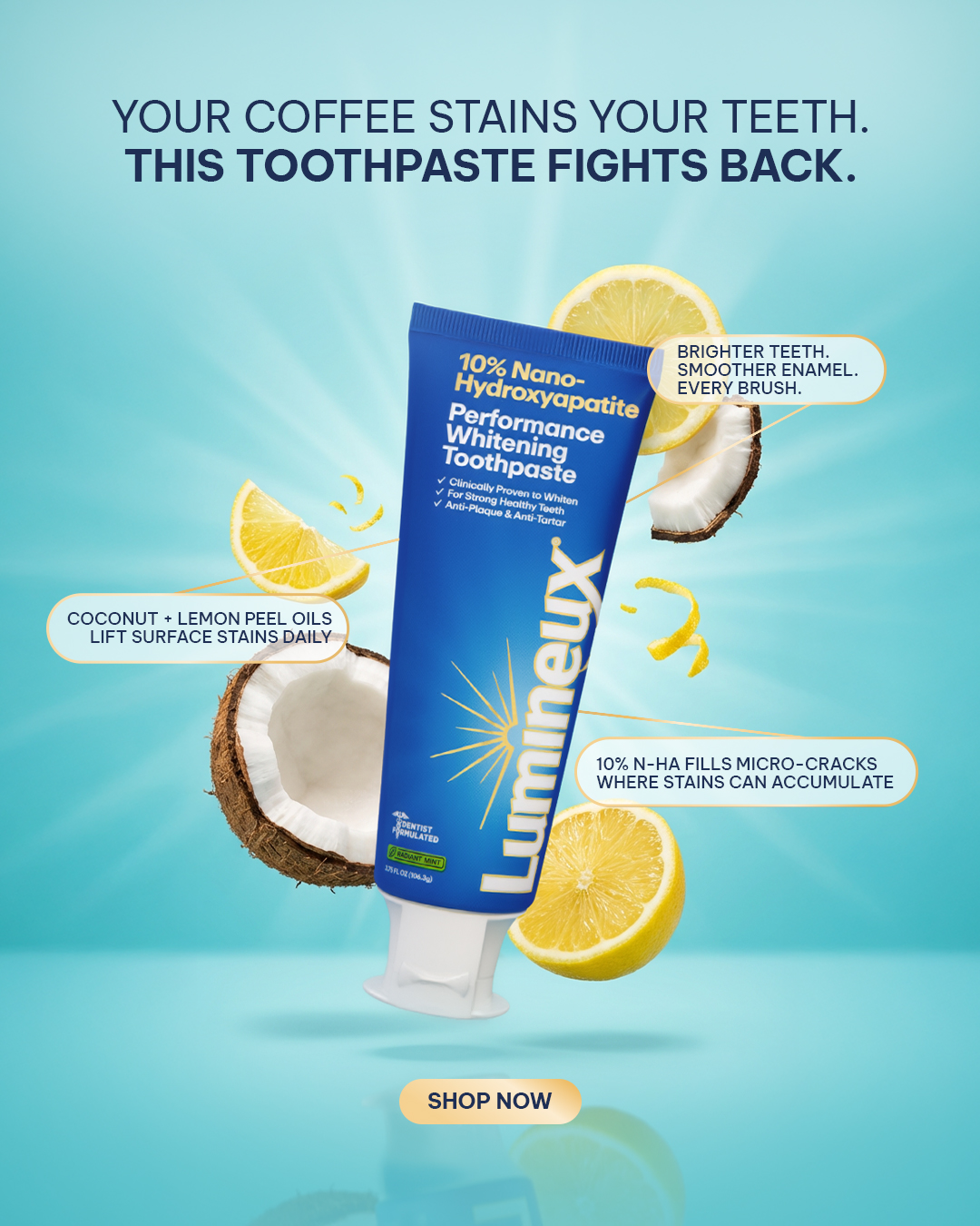 Avery Sweatt Facebook ad: FREE NASA-Inspired Toothpaste + Whitening Strips