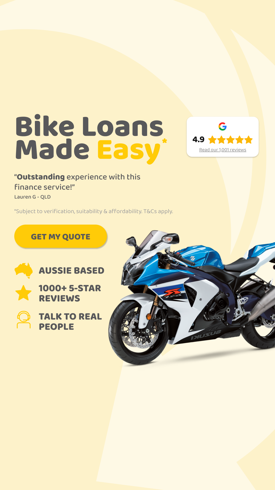 Responsive Lending Facebook ad